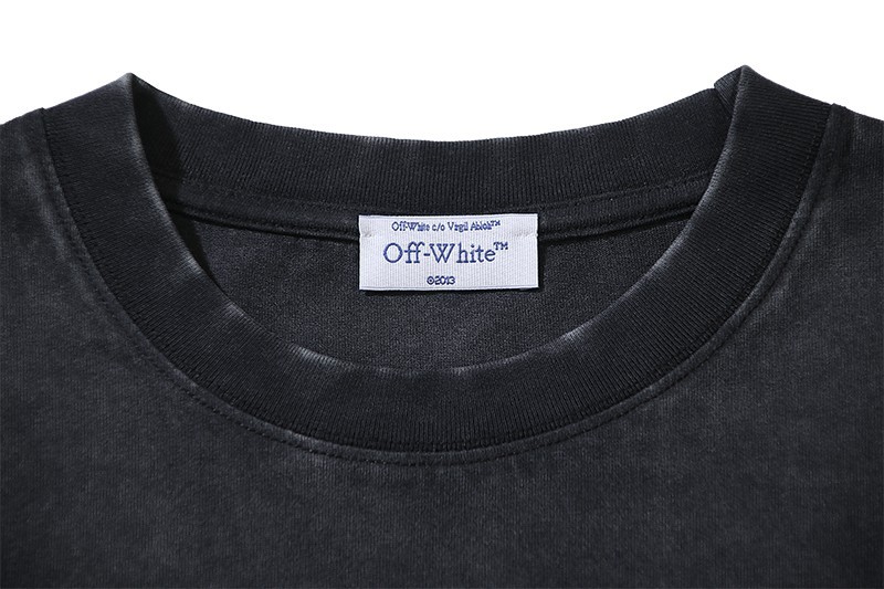 Off White T-Shirt Black / White S-M-L-XL