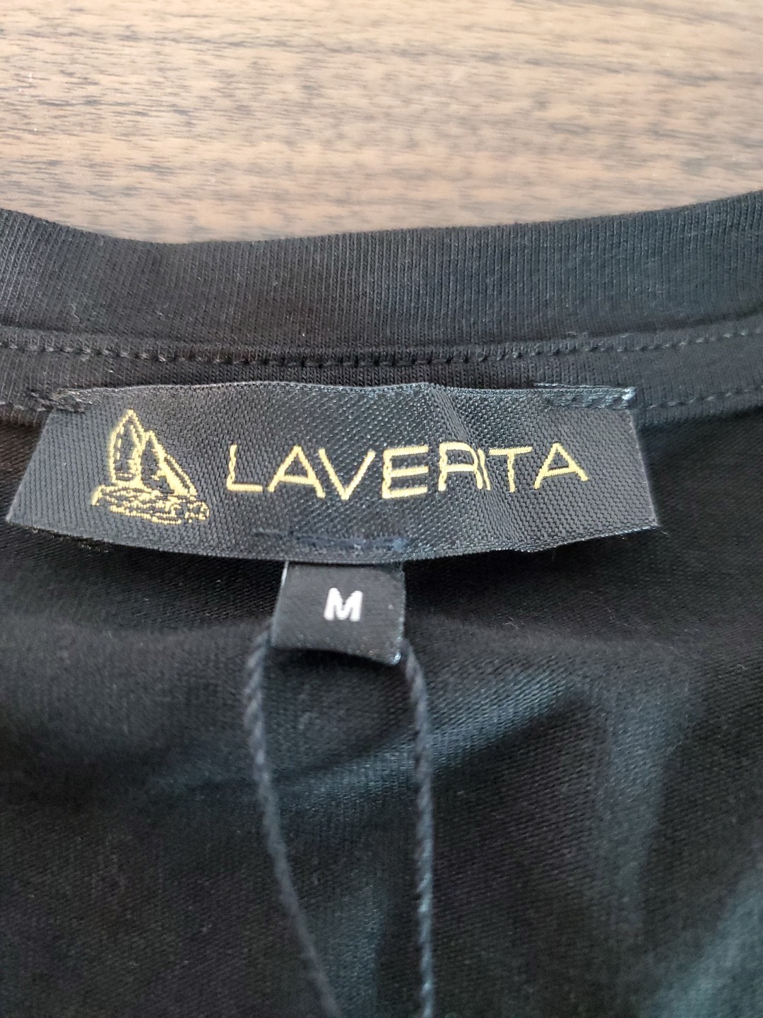 Laverita Men’s Size Medium Designer Beaded Medalian Studded T-shirt Monogram
