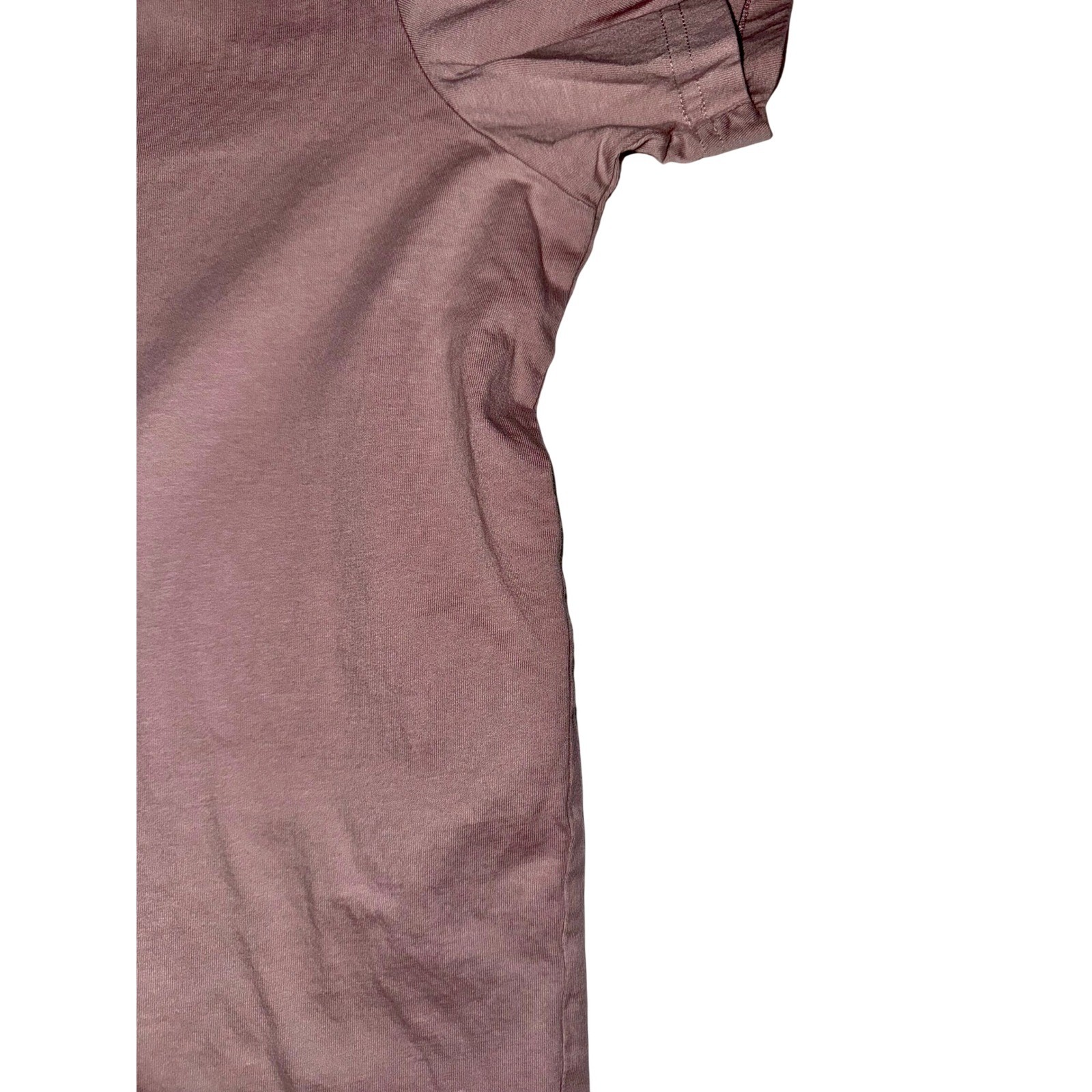 H&M T-Shirt Mens Medium Mauve Pink Regular Fit Cotton Crew Neck
