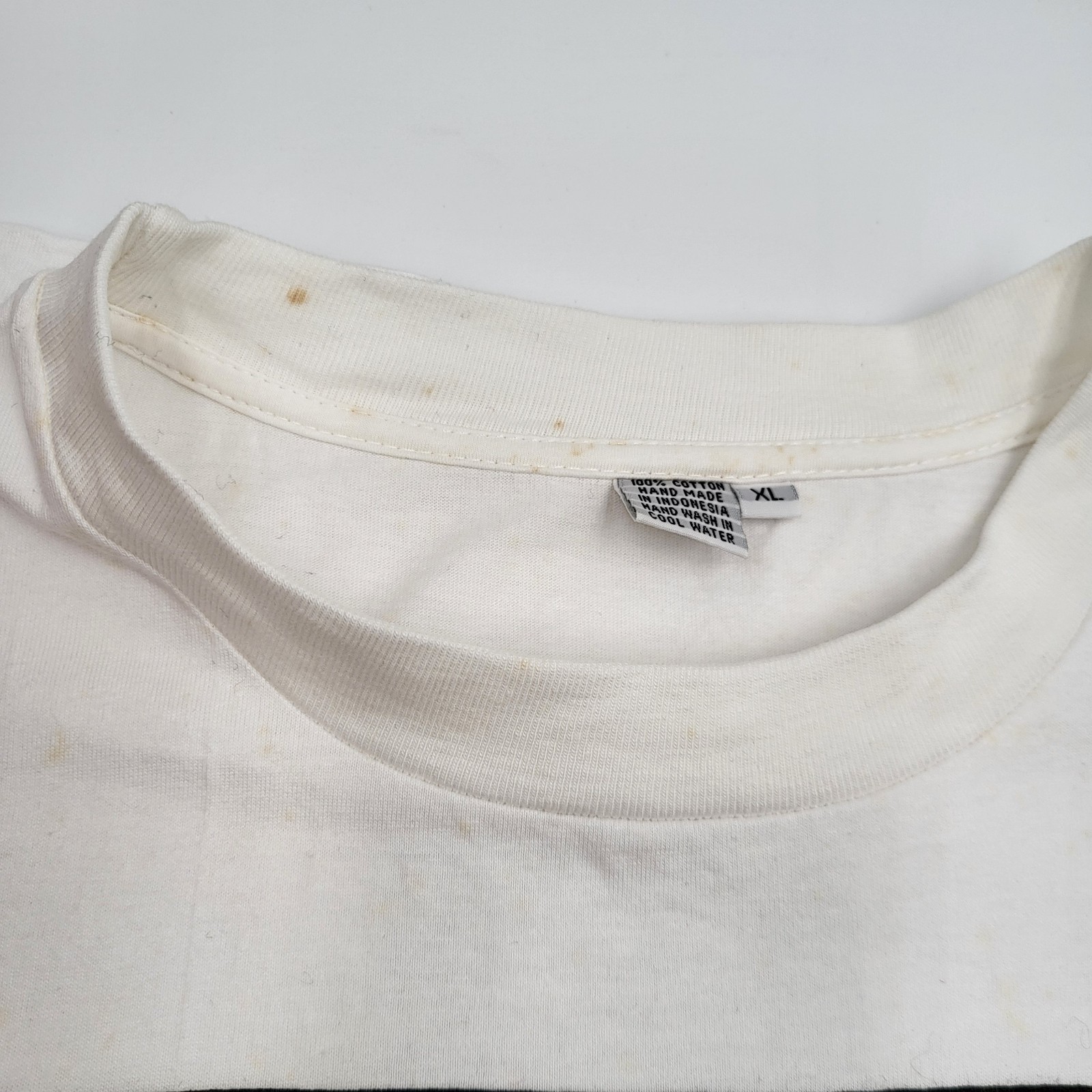 Vintage Bali Primitive Designs Native Art Shirt Size XL Hand Made in India