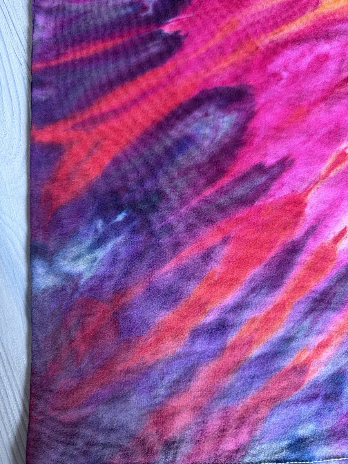 Ice Dyed T Shirt Sunburst Pattern Starburst Candy Color Inspired Size L Runs Sm