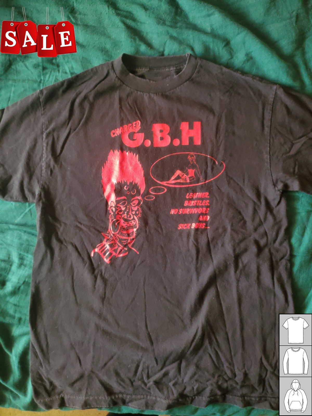 New Popular GBH Band Short Sleeve Unisex S-235XL T-Shirt NH715