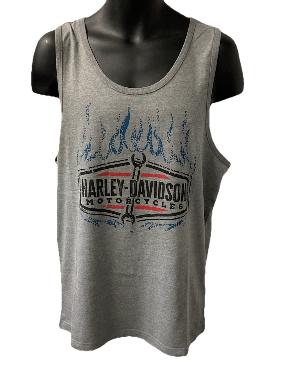 Harley Davidson Men’s Dark Wrench Tank Top Gray 3003039