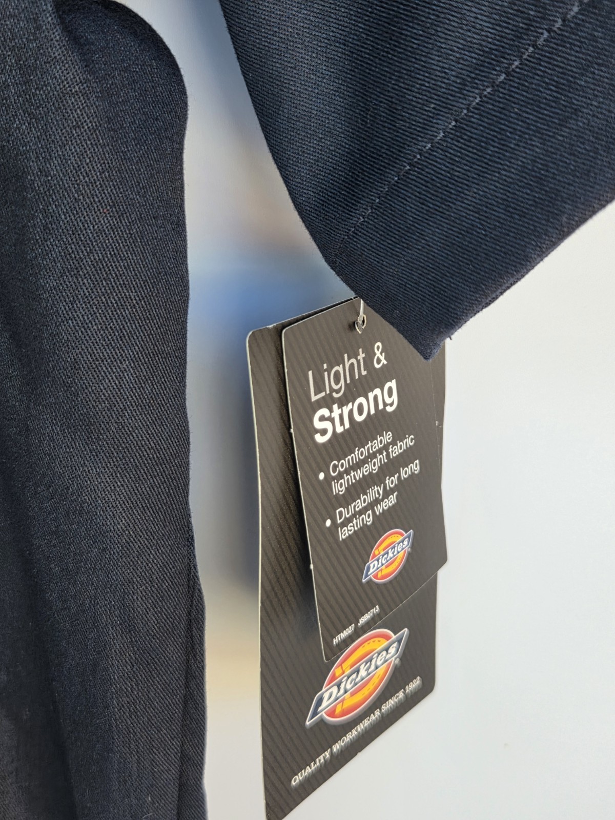 Dickies FLEX Relaxed Fit Button Short Sleeve Work Shirt Men’s Small Dark Navy