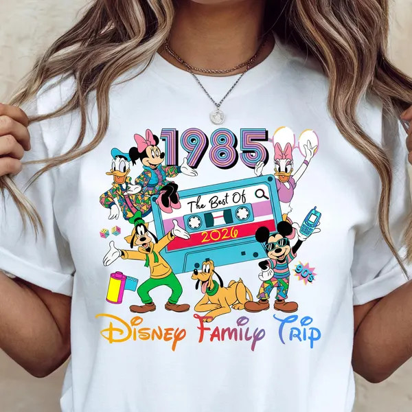 Disney Family Trip Shirt, Mickey And Friends Disneyland T-Shirt