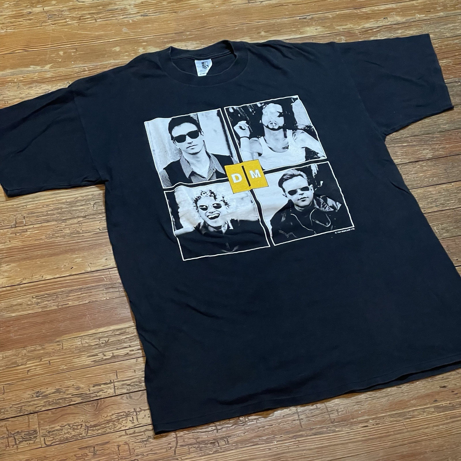 Vintage 90s Depeche Mode Shirt Size 2XL Band Tour Pop Goth Rock Industrial 1994