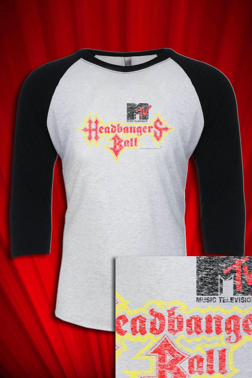 Headbangers Ball Jersey Shirt FREE S&H Hard Rock Heavy Metal TV