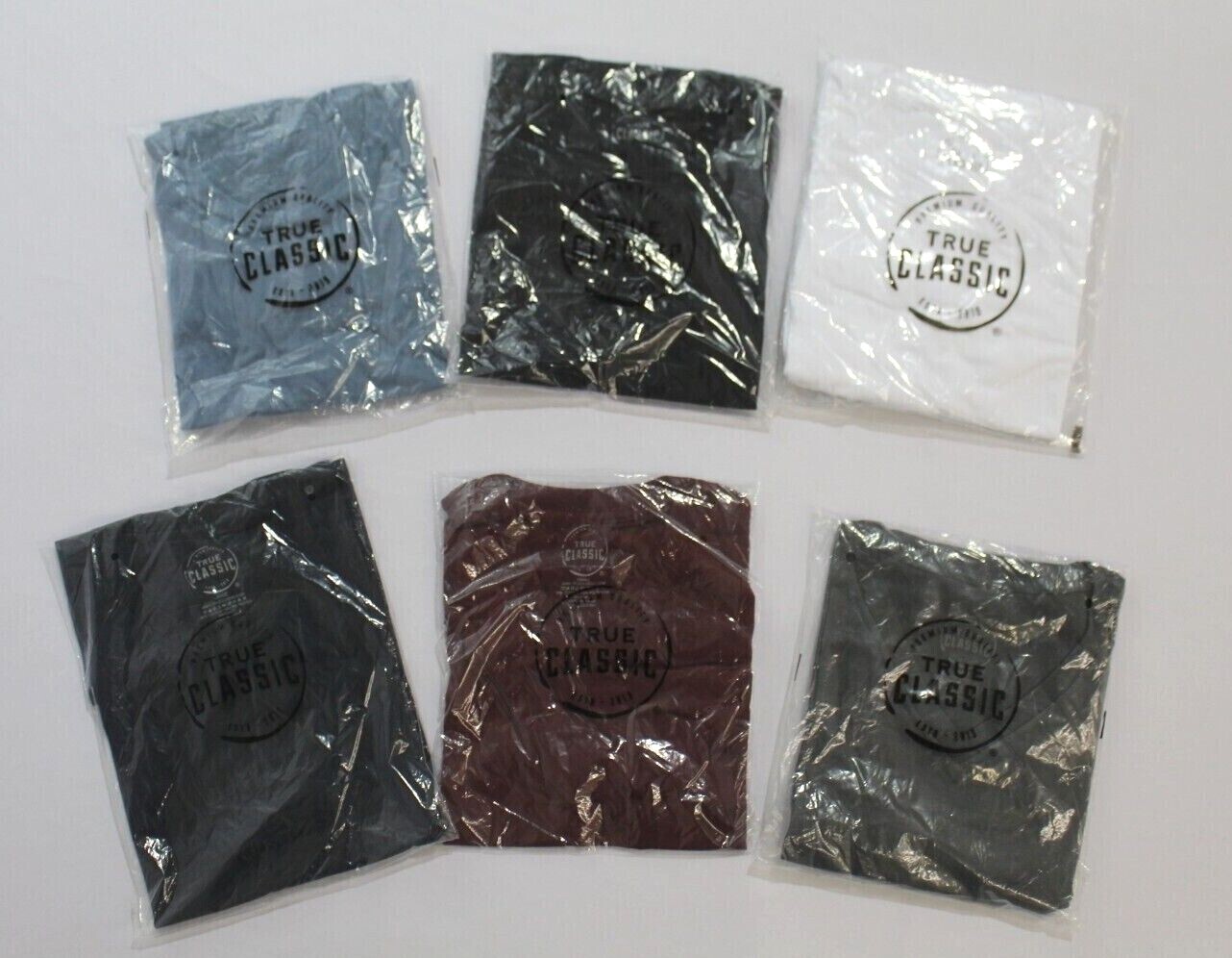 True Classic Men’s Short/Long Sleeve Crew Neck Tees Asst Colors Size (S-3XL)