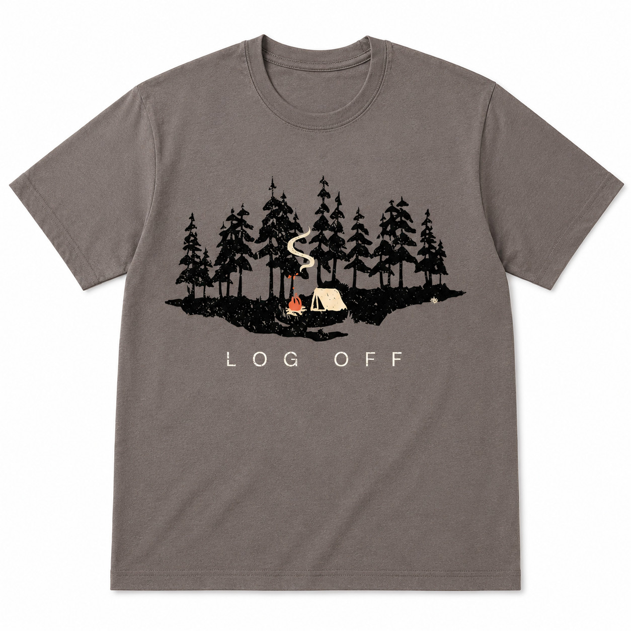 Log Off Nature Camping Hiking Shirt Outdoor Adventure Graphic Tee