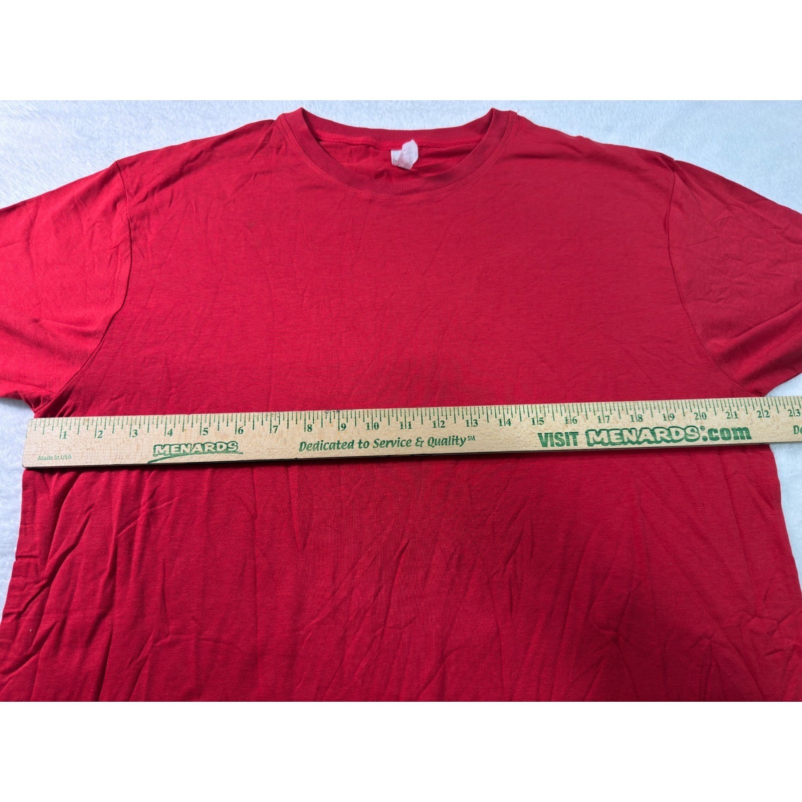 Royal Avalon Sun Ray UV Red Bamboo Cotton Blend T-Shirt Mens Large Short Sleeve