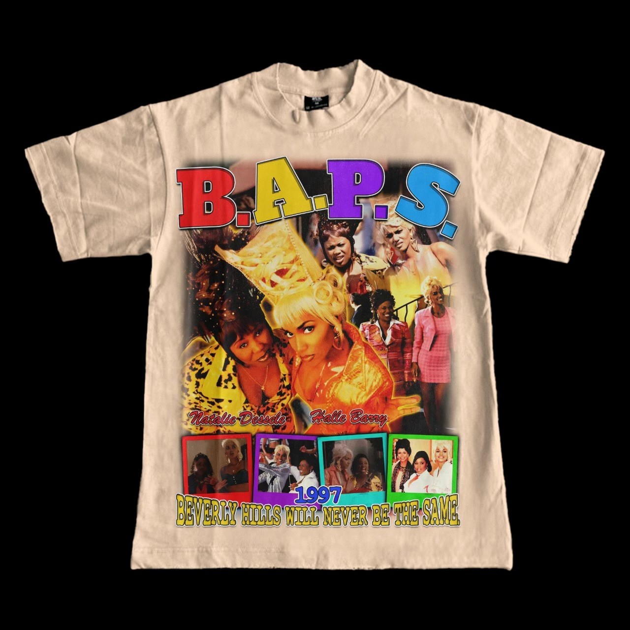 Baps collage tshirt reprint_ vintage movie tshirt