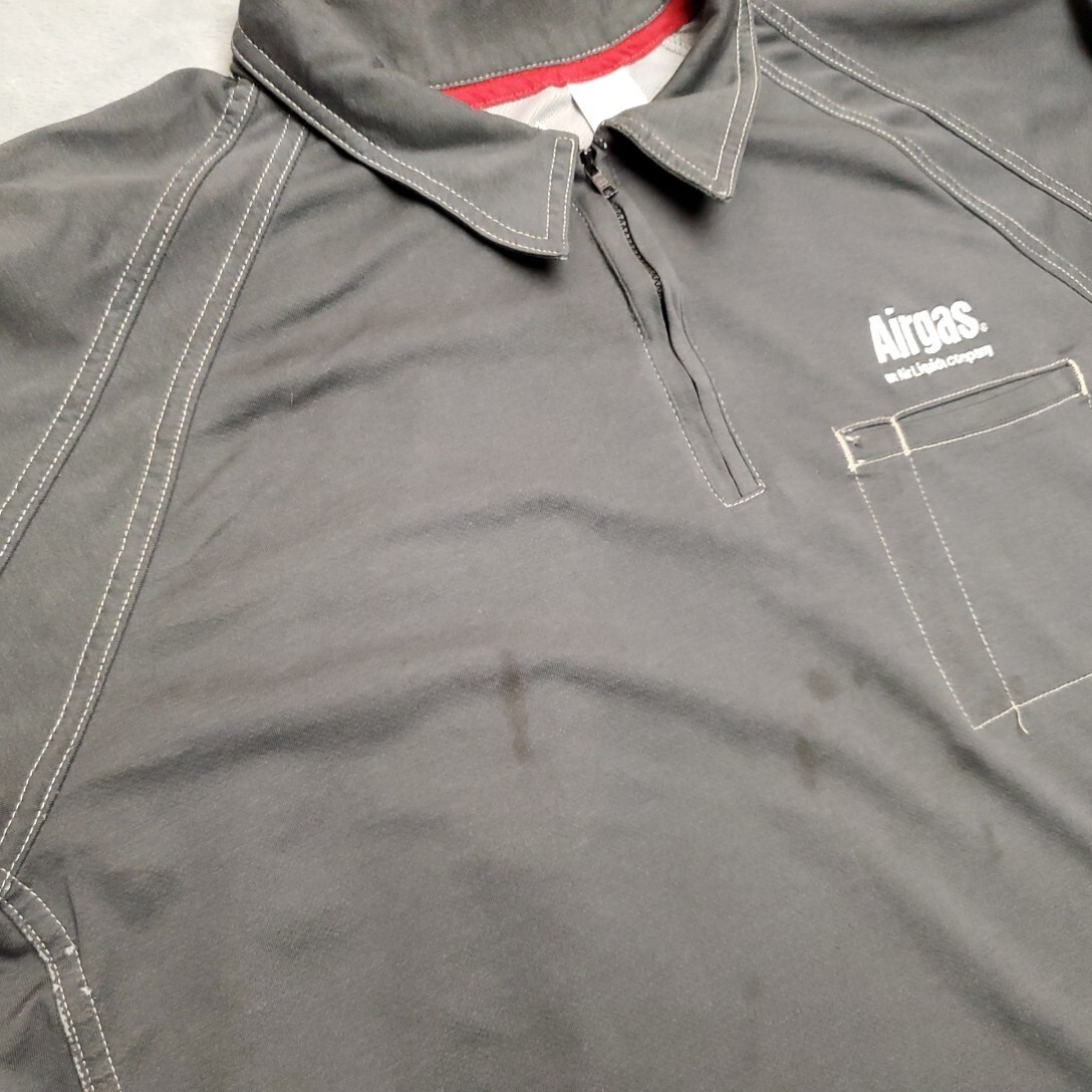 Bulwark FR Shirt Mens XL Gray Henley Flame Fire Resistant iQ Series Workwear