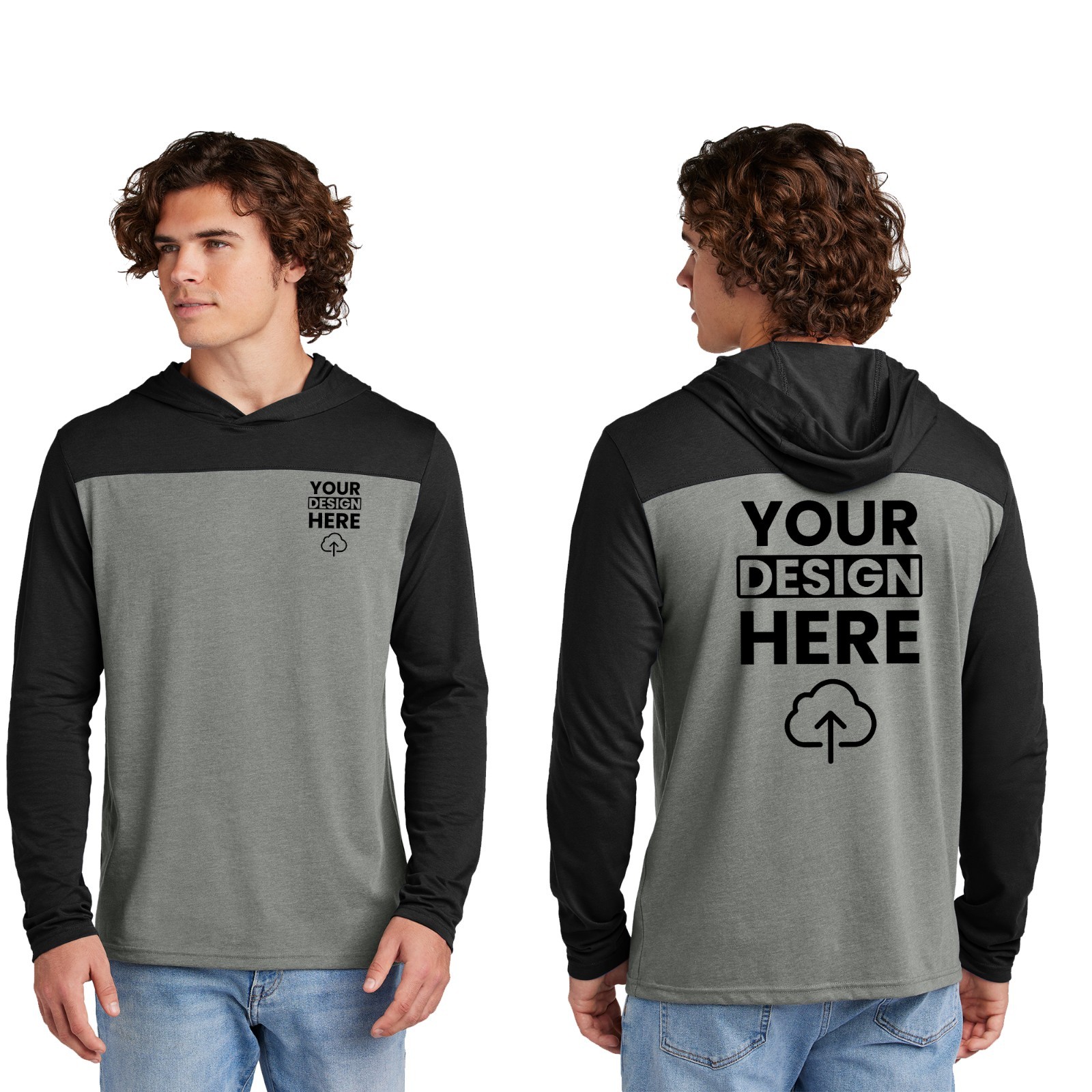 Sport-Tek Custom Printed Mens Halftime Long Sleeve Hoodie Gift For Him ST6044