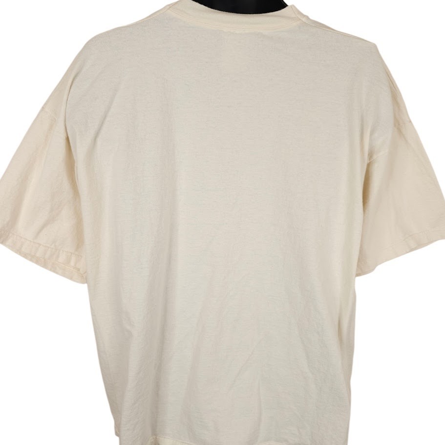 Vintage Milan Italy T Shirt Mens Size 2XL Cream 90s Milanese Landmarks Souvenir
