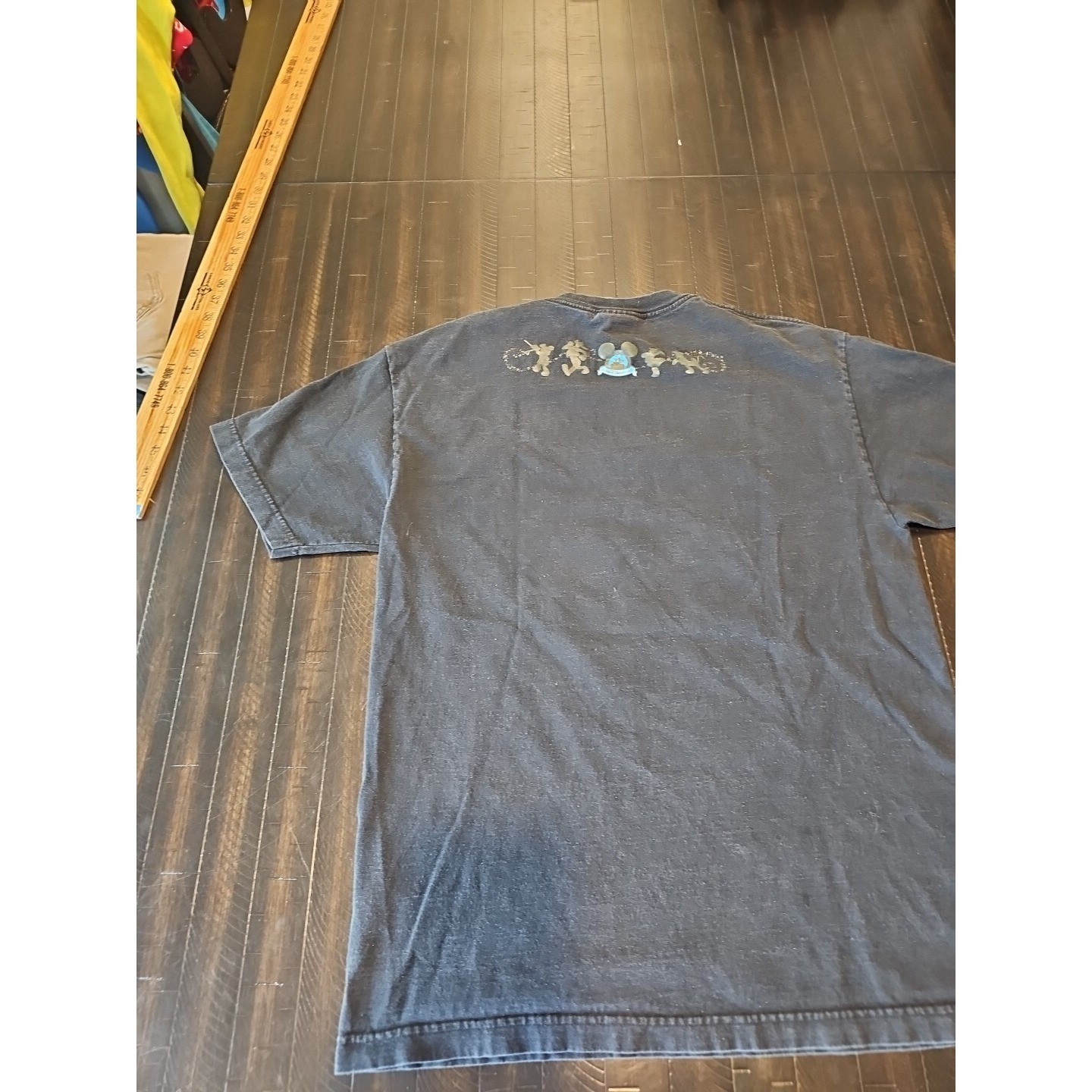 Walt Disney World Mens Black Happiest Celebration on Earth Shirt Size L