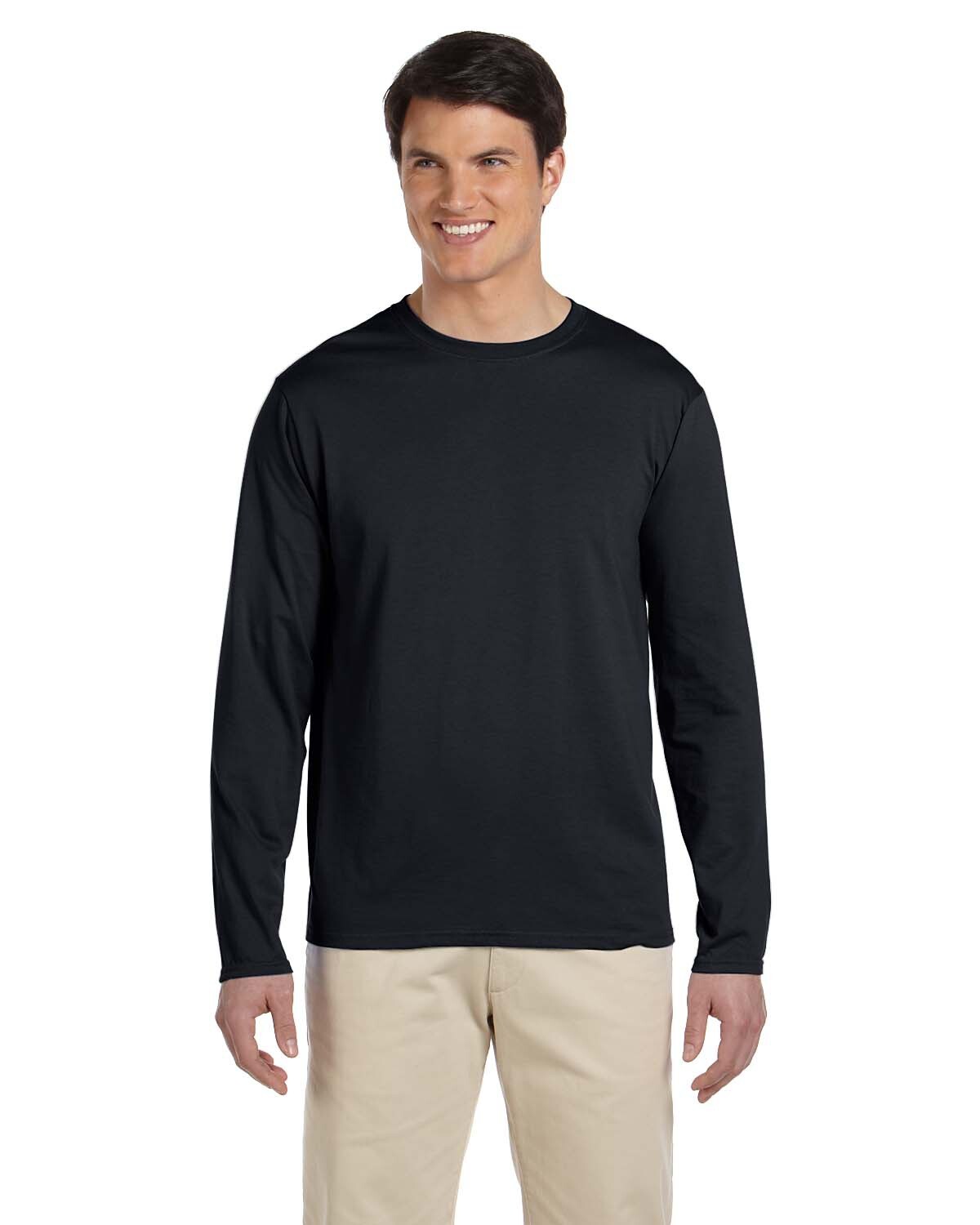 Gildan Adult Softstyle 4.5 oz. 100% Cotton Long Sleeves T-Shirt G644 S-3XL