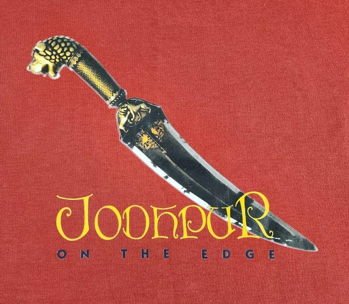 Lion Head Dagger Shirt Mens Large Mehrangarh Museum Shop Jodhpur India Adult A14
