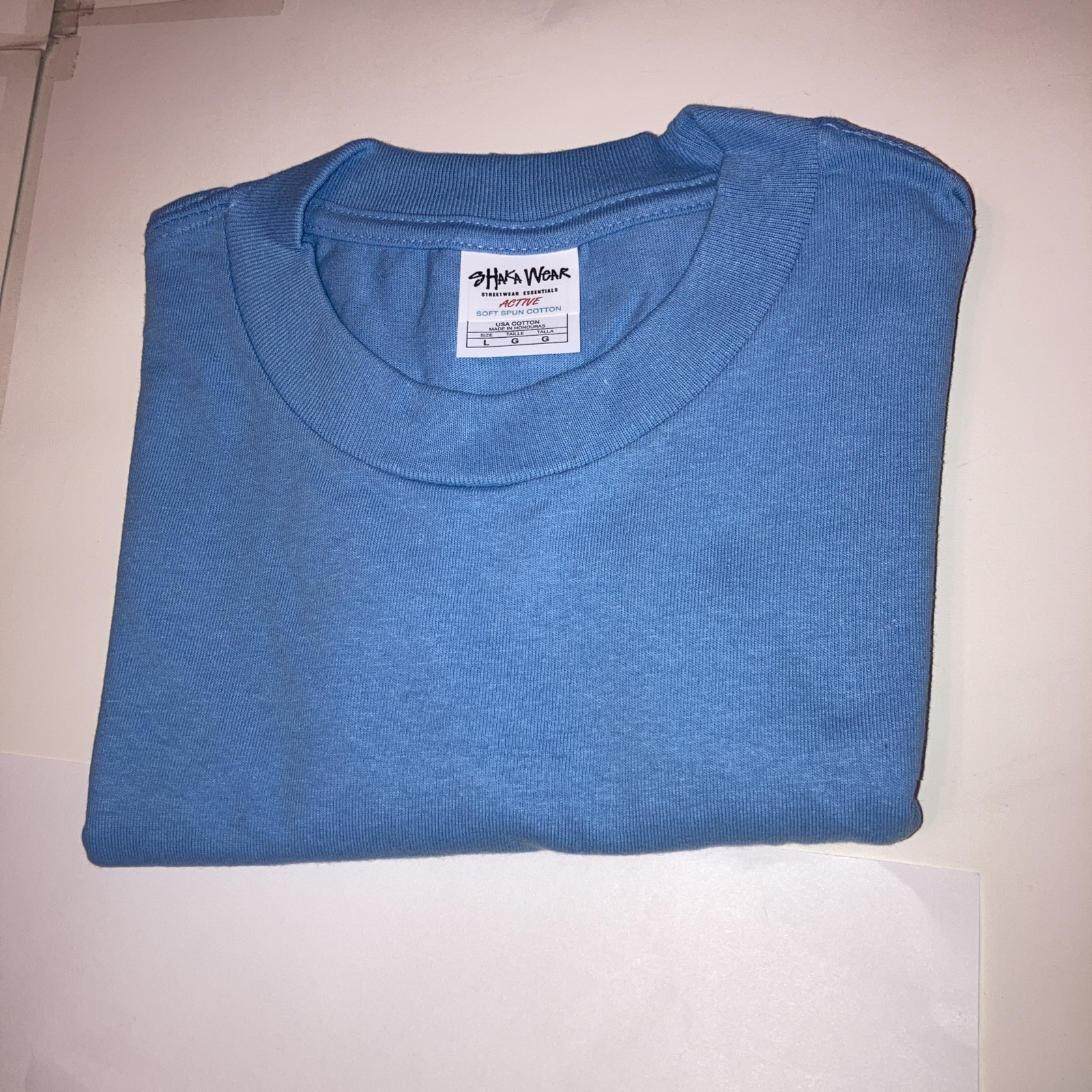 Shaka Wear 6.0 oz Active Short Sleeve T-Shirt 100%cotton except a few colors