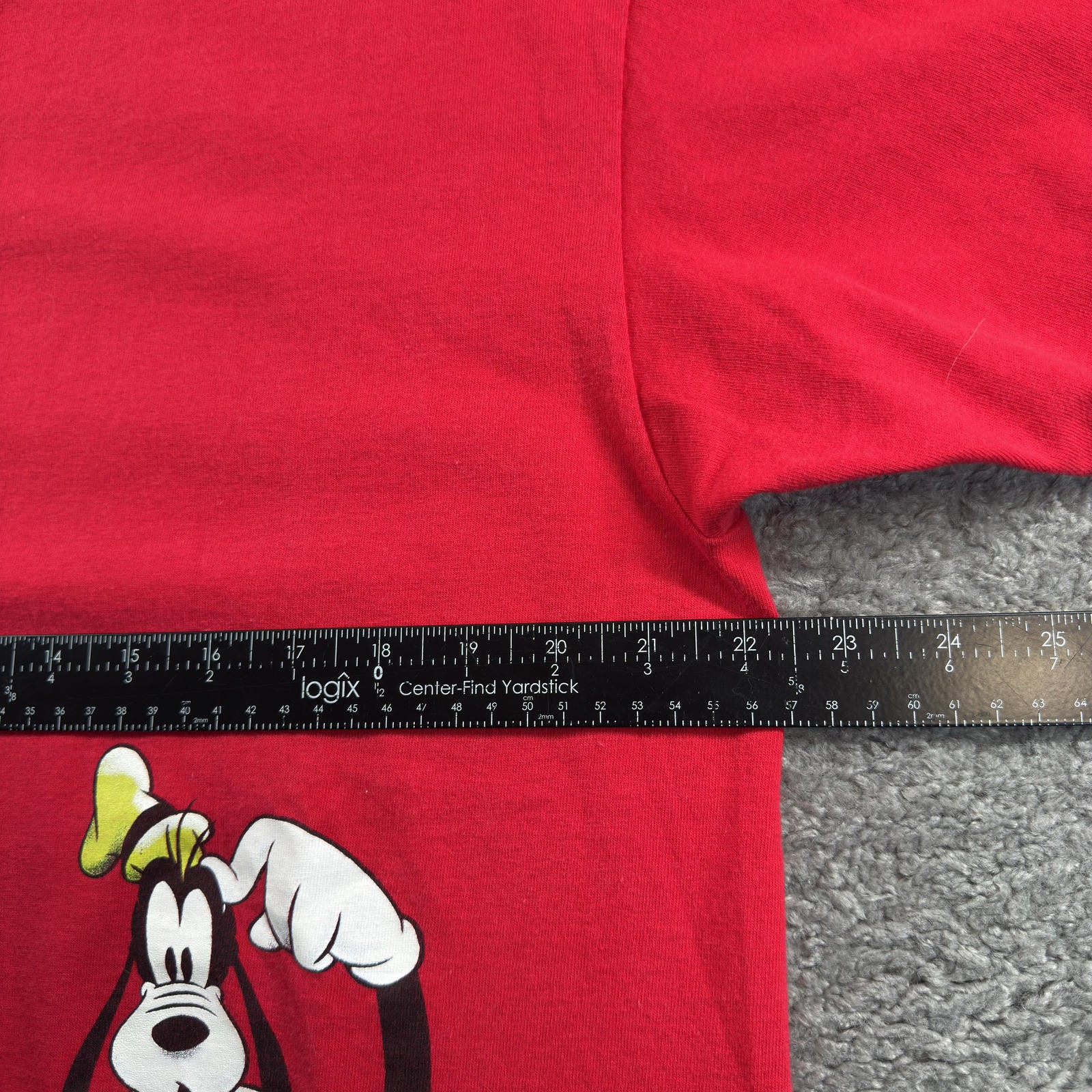 Vintage Mickey Unlimited Disney T-Shirt XL Red Mickey and Goofy Butterfly Net