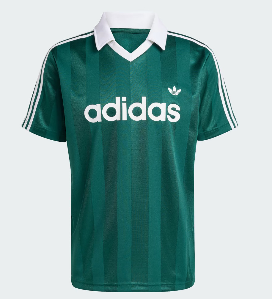 NEW MEN’S ADIDAS ORIGINALS TREFOIL POLY COLLAR TEE SHIRT ~SIZE LARGE #KE358G