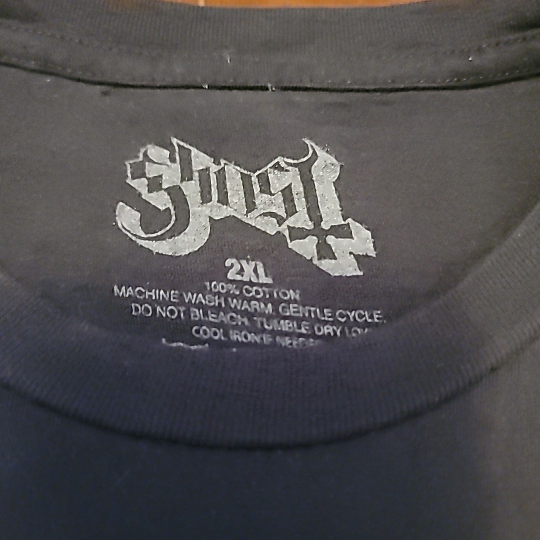 Priest Skull Ghost Death Rock Metal Rock N Roll Music Band Black T-Shirt 2XL
