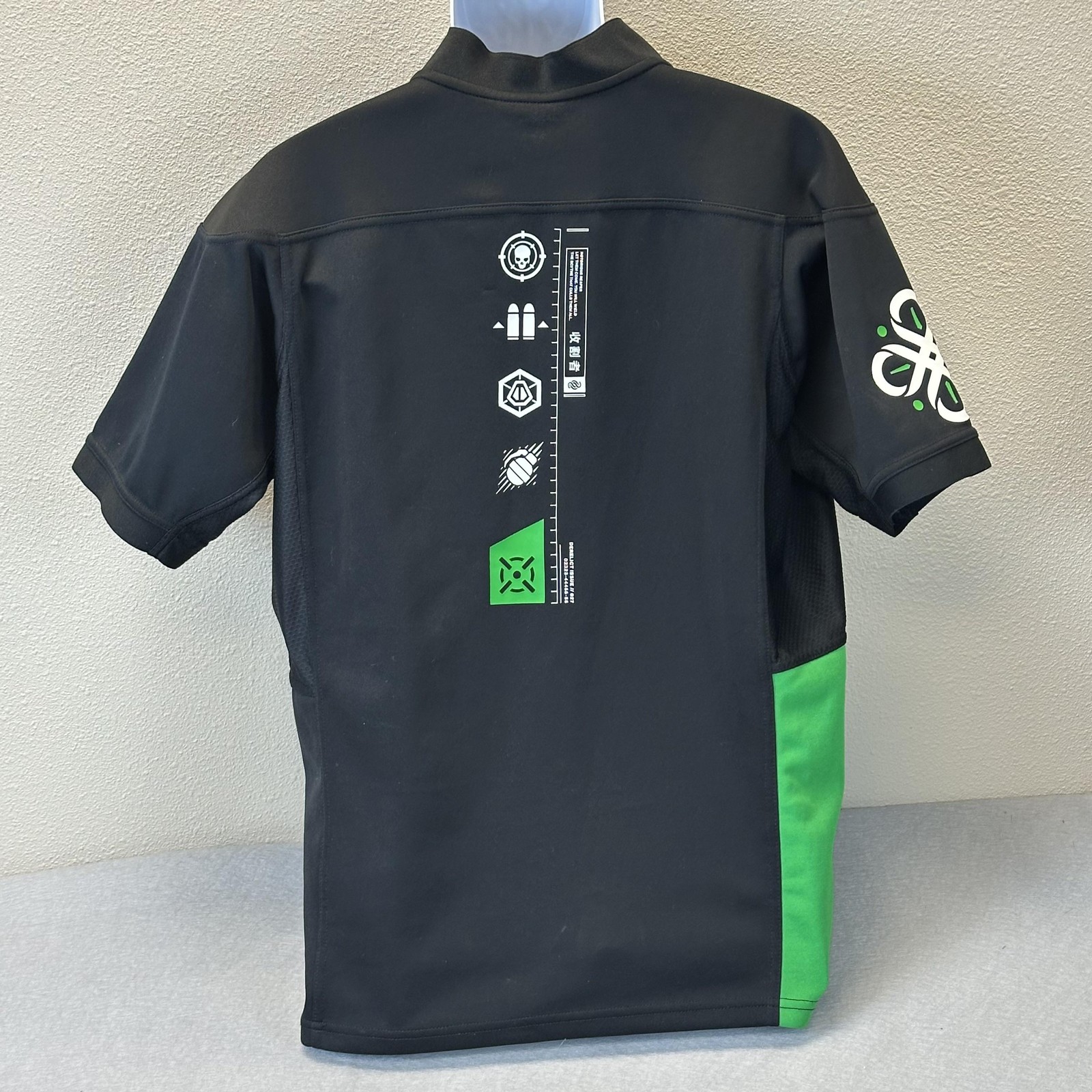 Destiny 2 Bungie Gambit Prime Notorious Invader Reaper Jersey Shirt Medium Green