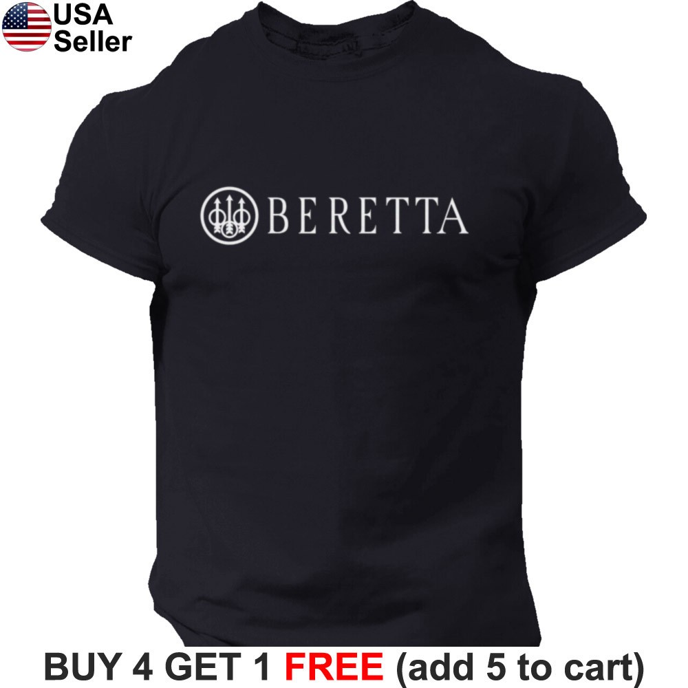 Beretta T-Shirt Firearms 2nd Amendment Gun Rights Rifle Tactical M9 Pistol BBR01