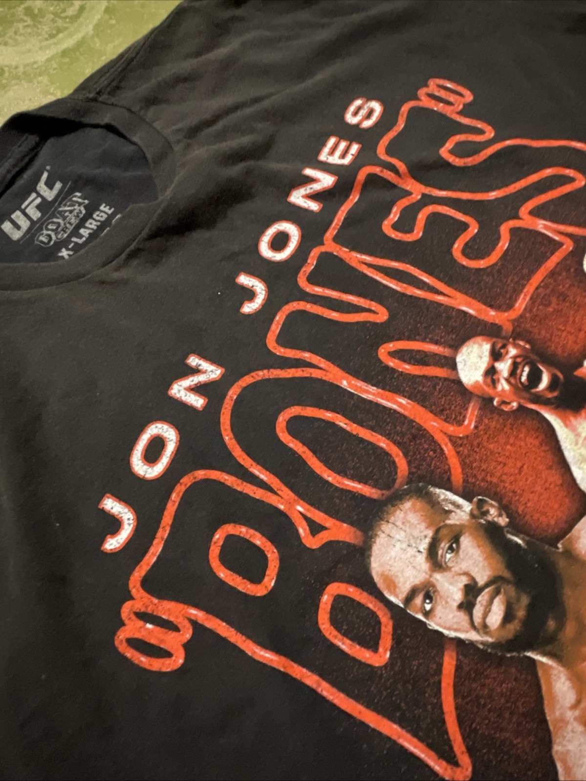 XL Jon Bones Jones UFC Fighting MMA Boxing Black Shirt GOAT Streetwear