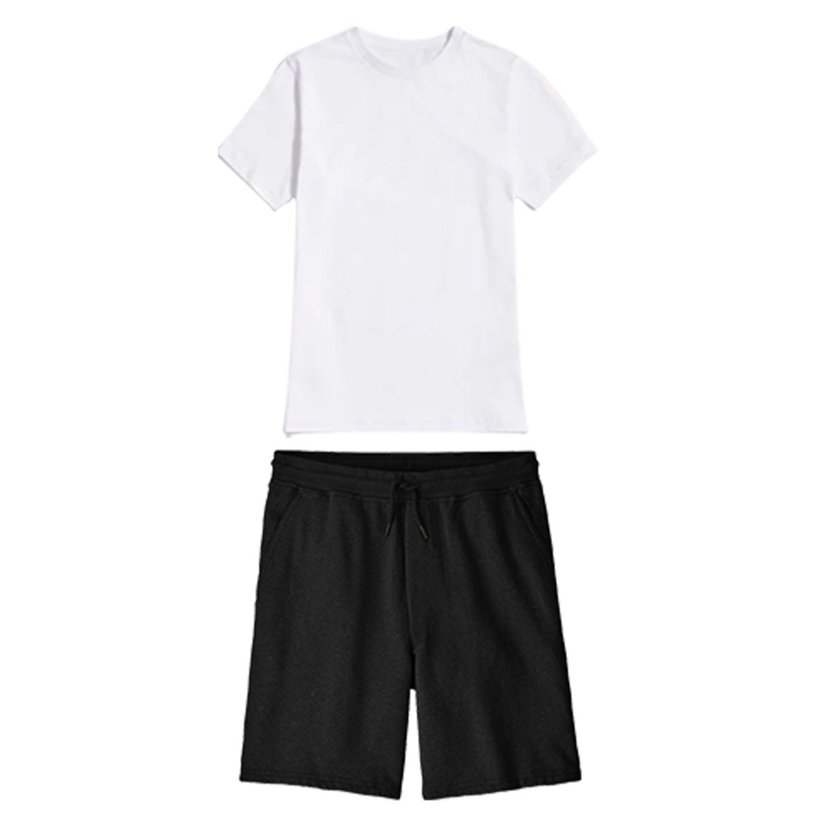Men’s Tracksuit 2-Piece Set Outfit Summer Lounge T-Shirt & Shorts Short Sleeve