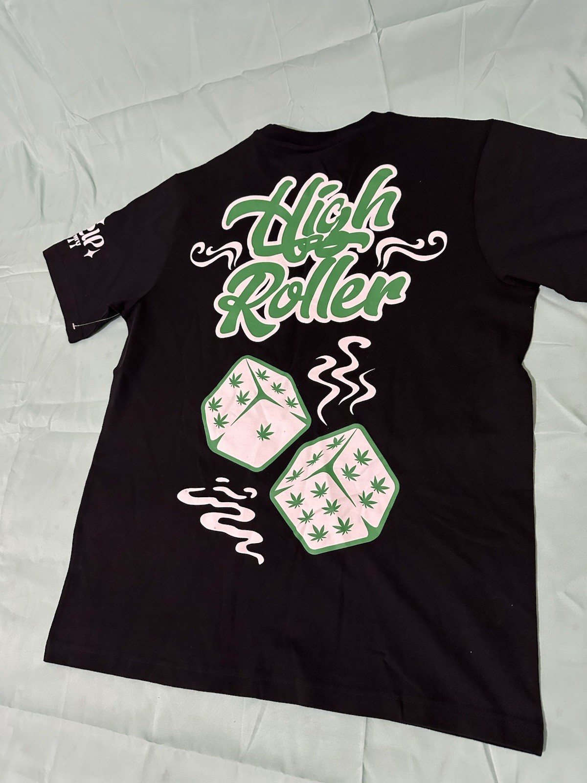High Roller And Dice Graphic Print black T-shirt M