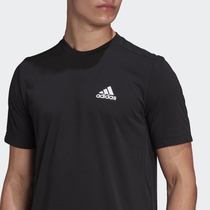 Adidas Men’s SS T Shirt Moisture Wicking In Black or Blue Sz Med,Lg,XL 2XLNWT
