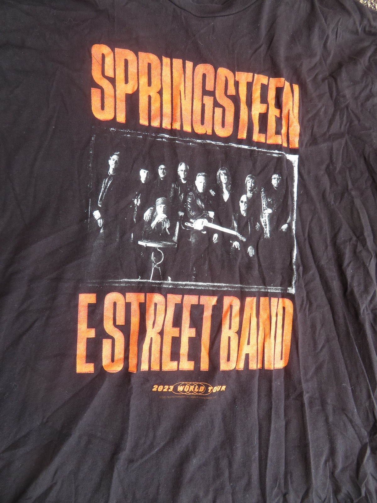 Bruce Springsteen & E-Street Band 2023 World Tour Concert T Shirt 2XL