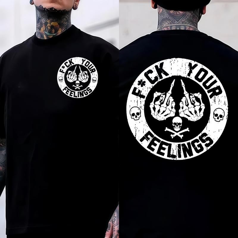Your Feelings Skull Tee – Bold Statement Graphic T-shirt