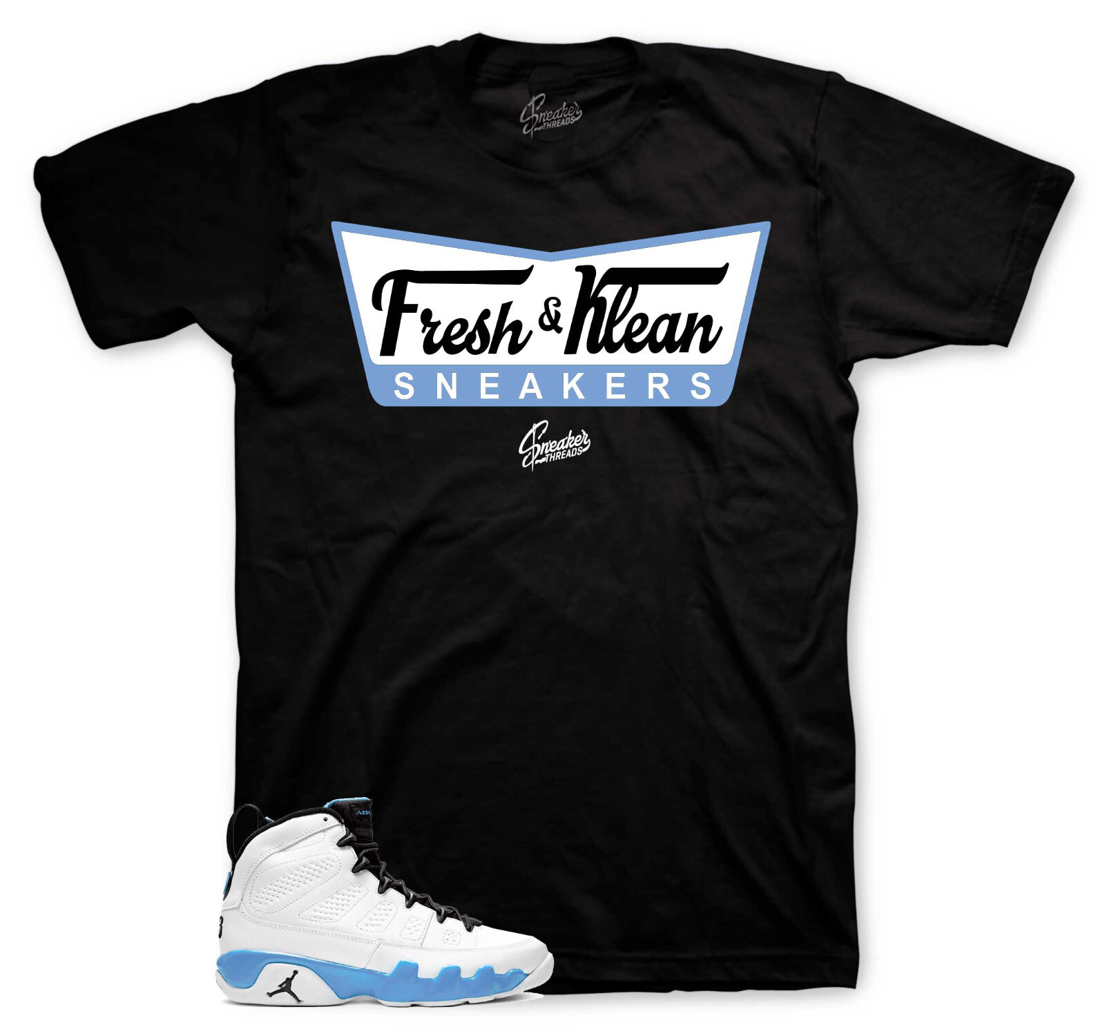 Shirt To Match Jordan 9 Powder Blue Shoes – Fresh & Krispy Sneaker Tees