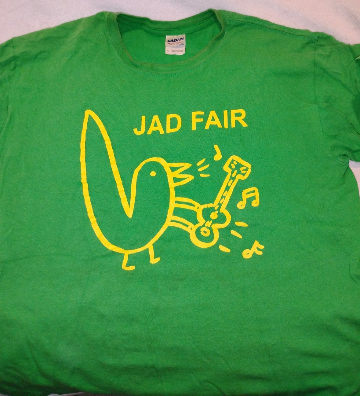 VINTAGE JAD FAIR T SHIRT HALF JAPANESE LO-FI ALTERNATIVE DANIEL JOHNSTON ROCKER