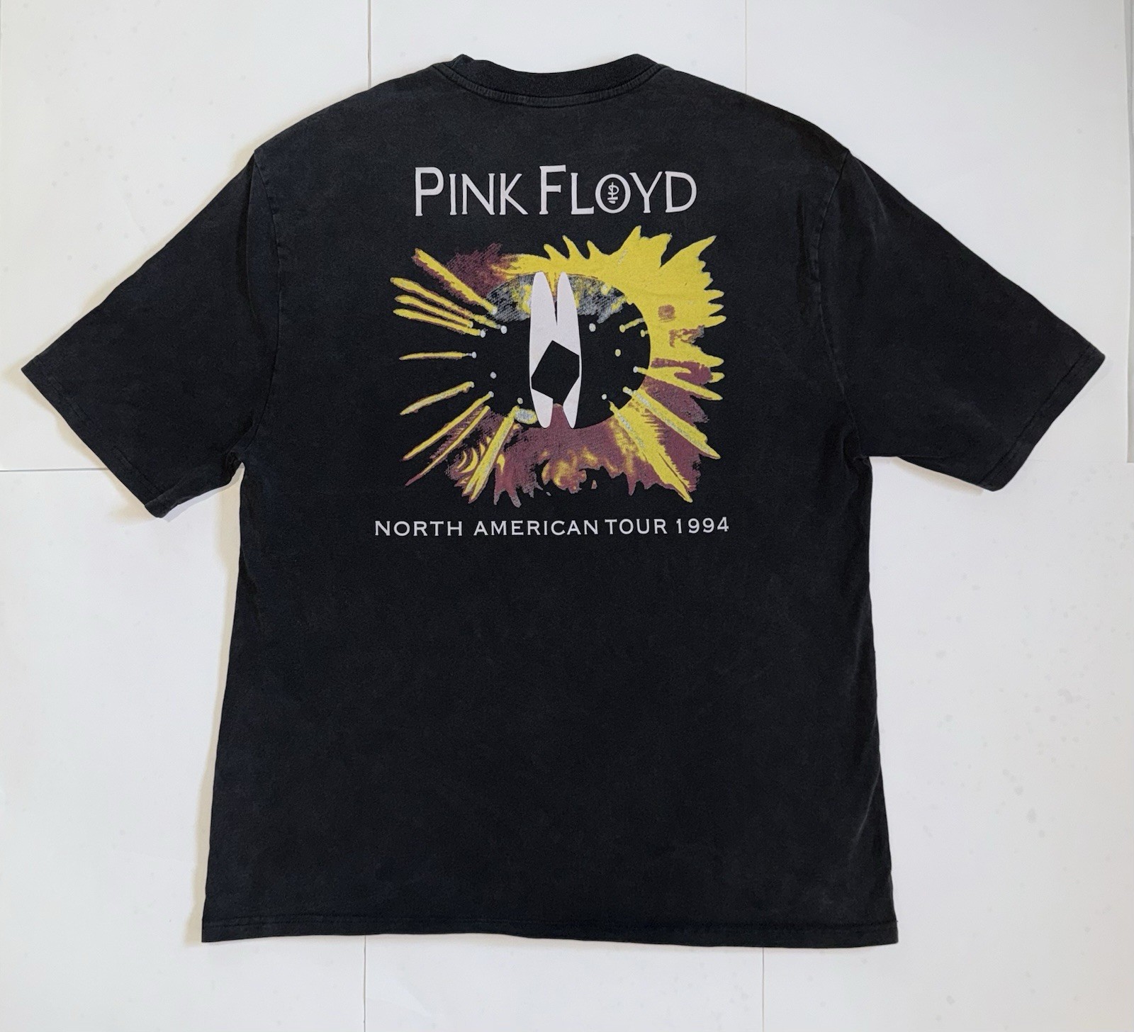 Pink Floyd Bootleg Fade Streetwear Heavyweight 11oz T-Shirt L/XL Winterland 1994