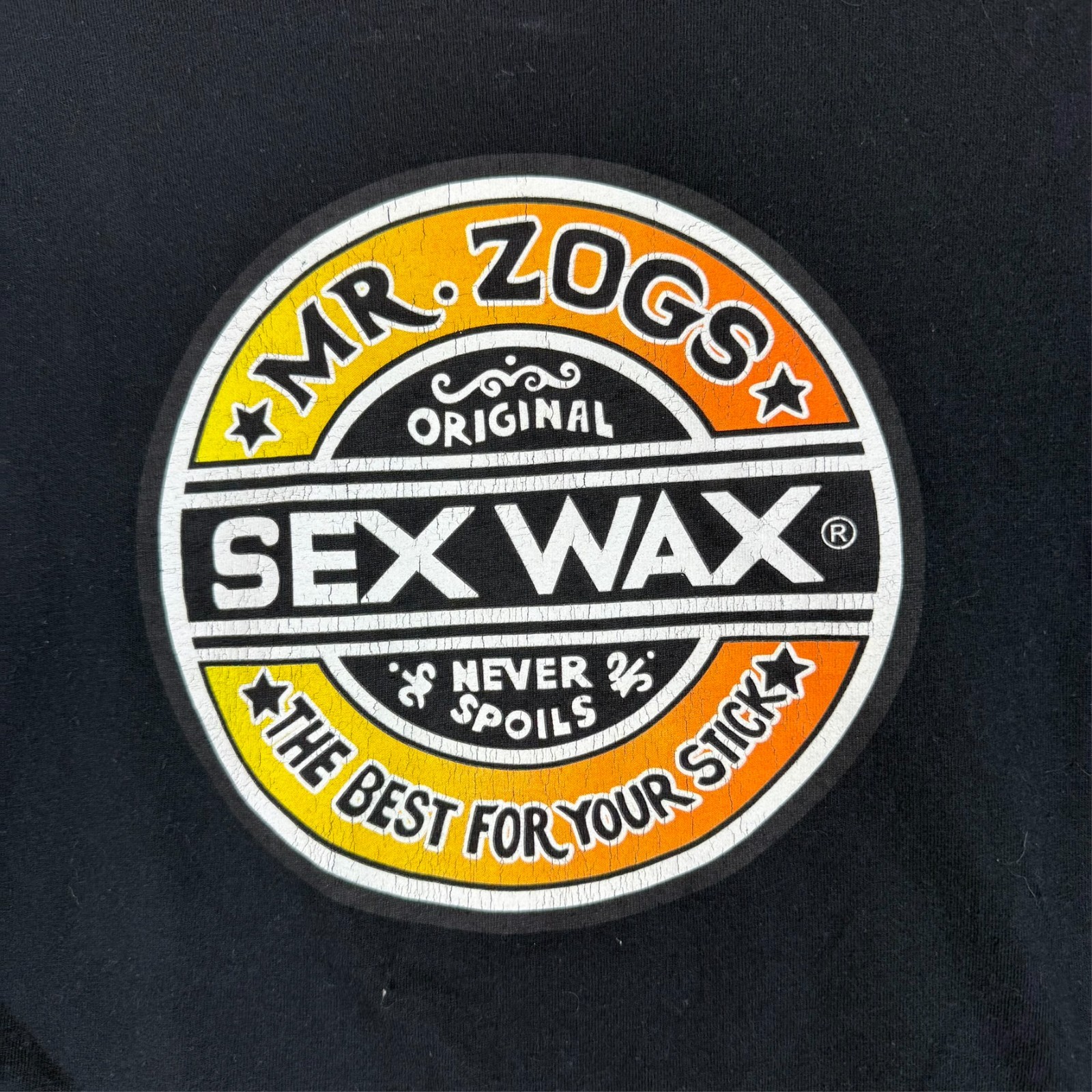 Mr. Zog’s Sex Wax Surfing T-shirt Mens Size Large Surf Shirt Best For Your Stick