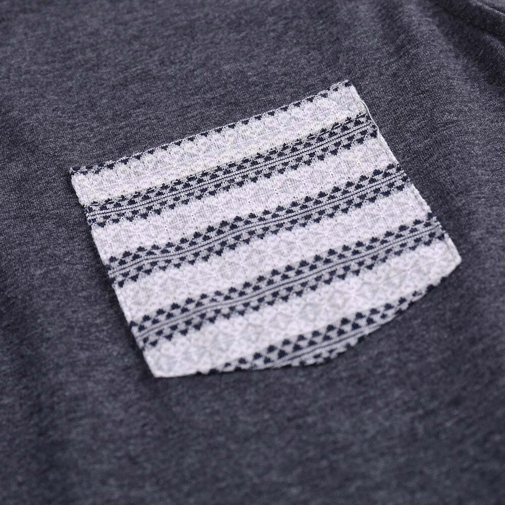 Crew Neck Pocket Men’s Solid Sleeveless Tank Top Comfortable Durable Style