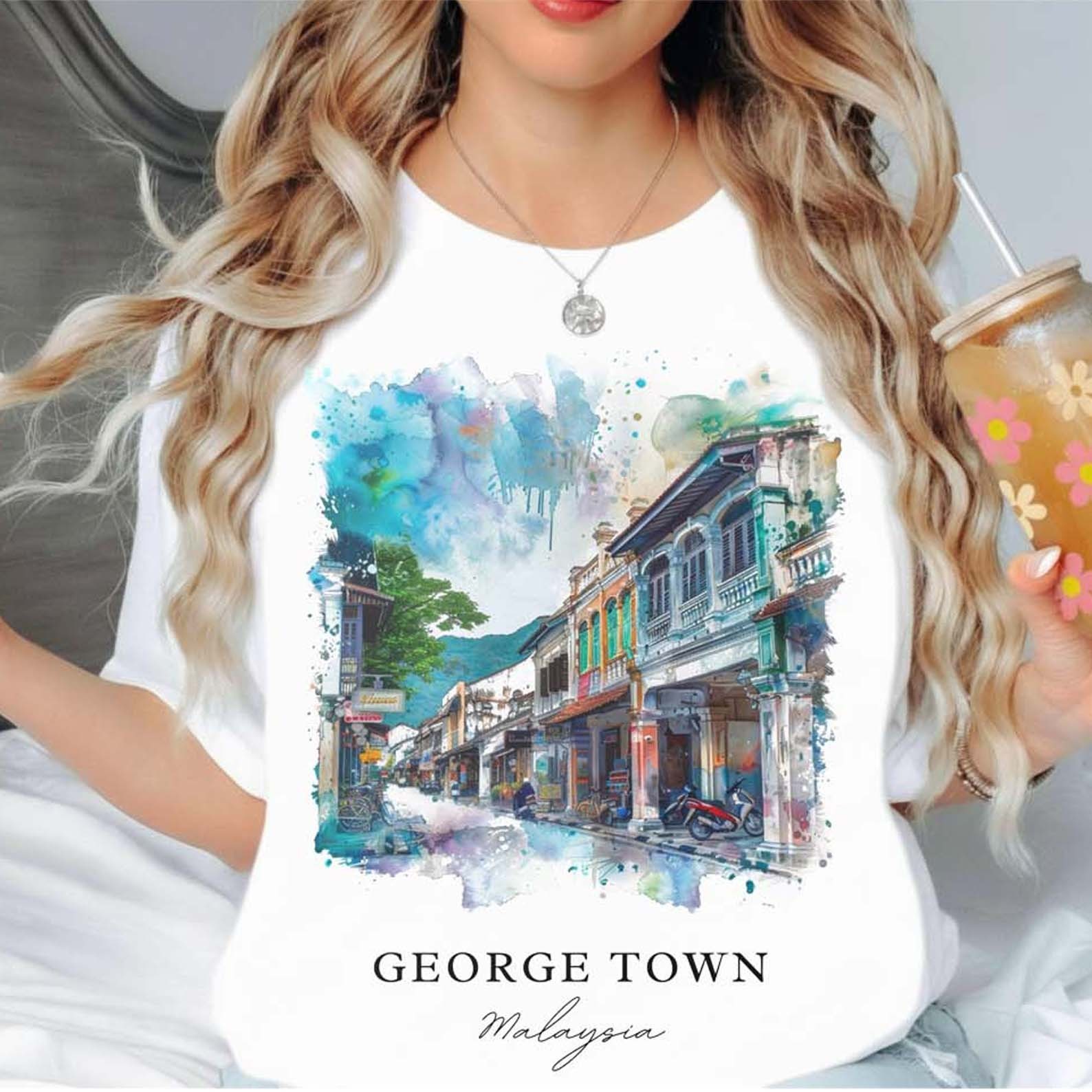 George Town Unisex Shirt Travel Gift Malaysia Trip Lover Souvenir Tee