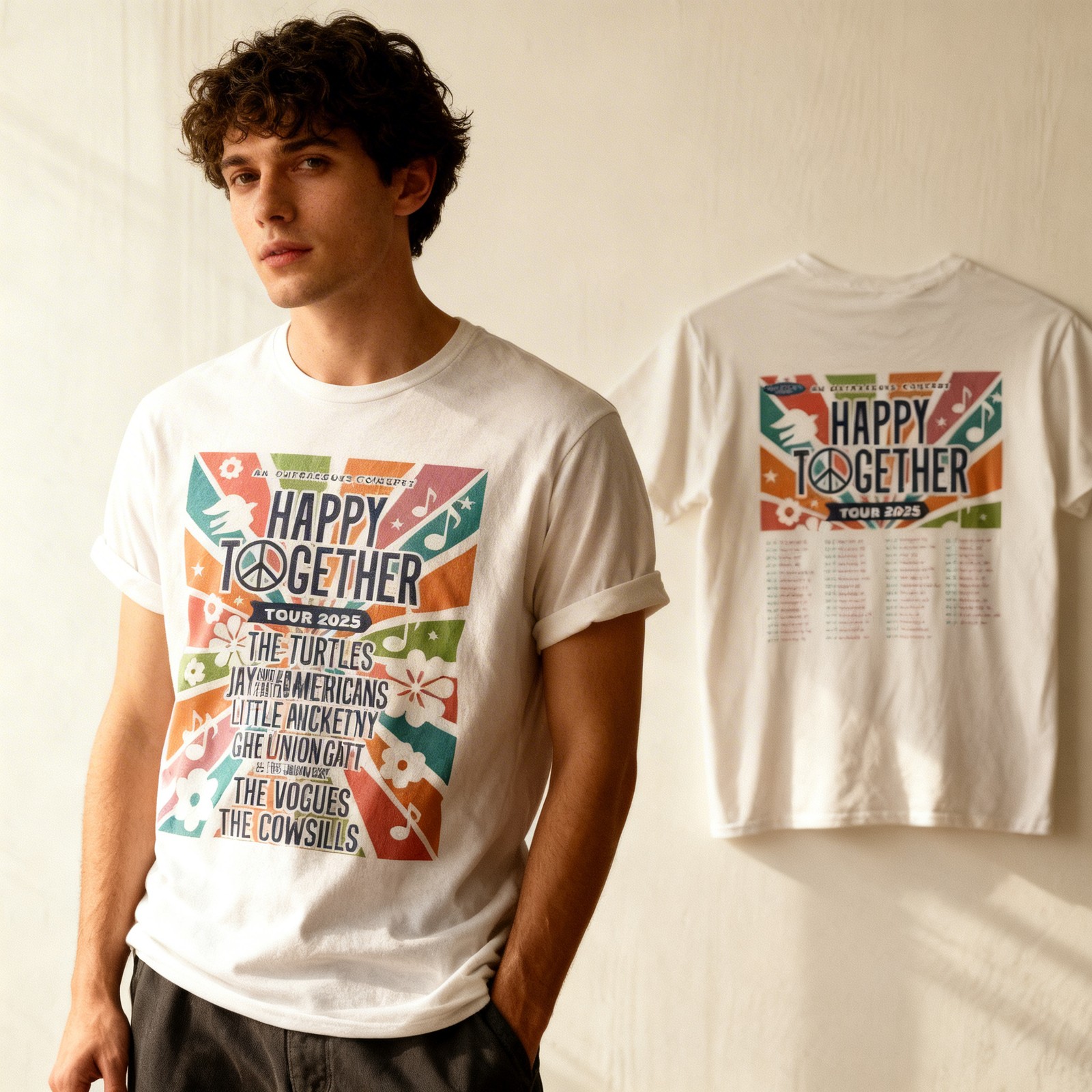 Happy Together Tour 2025 Tour Concert New Lineup Unisex Adult T-Shirt