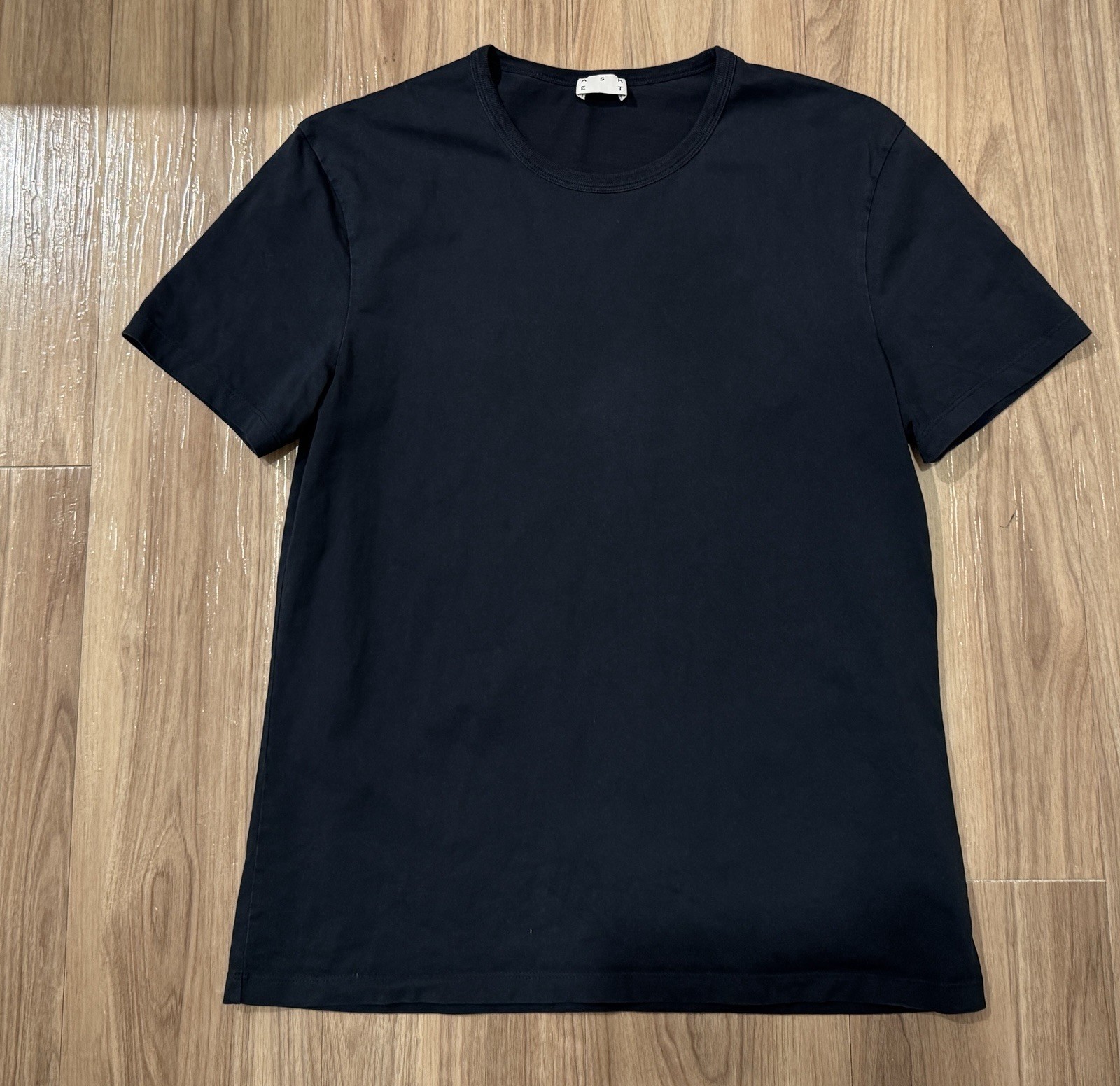 ASKET Premium Organic Cotton T-Shirts Medium Short Grey / Dark Navy
