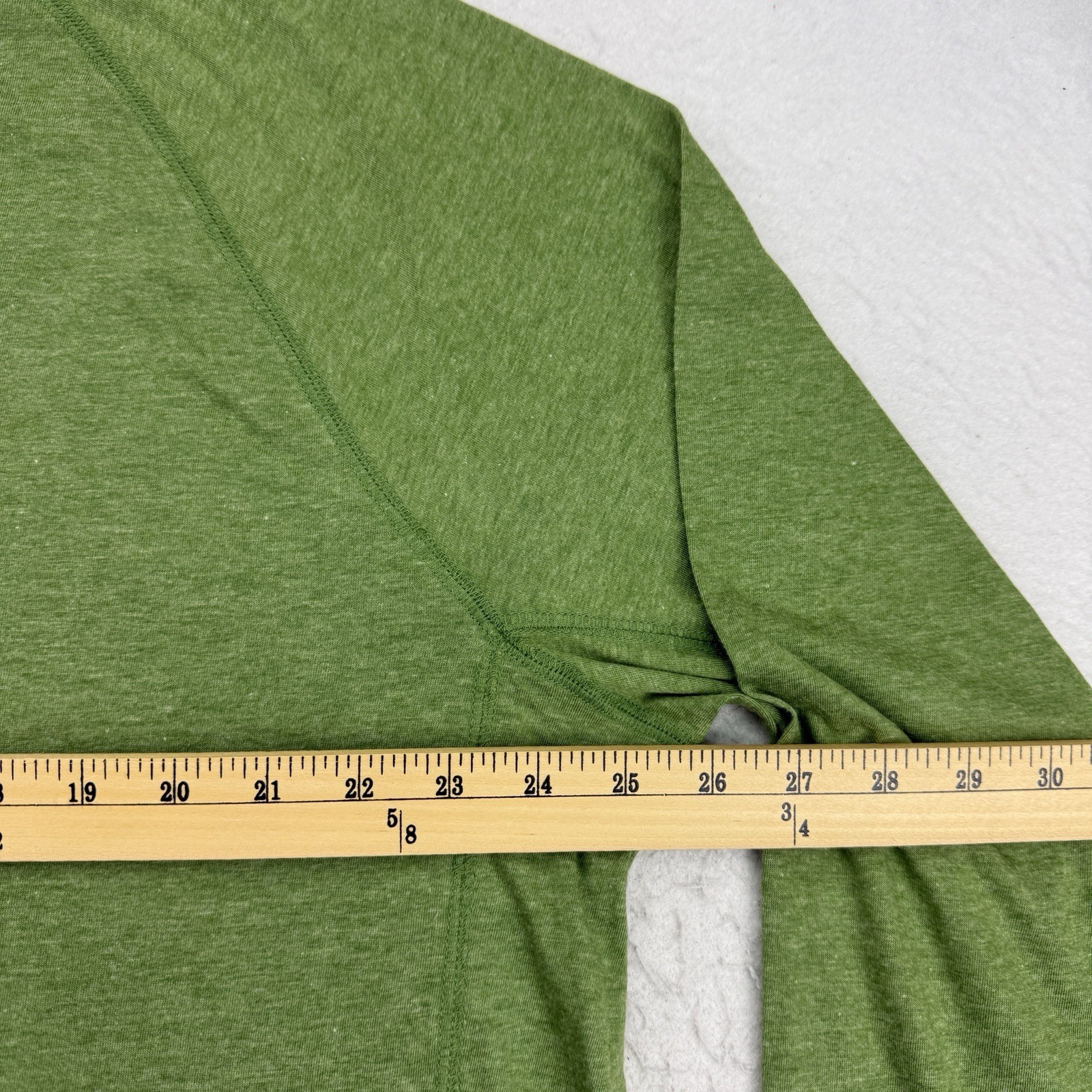 Outdoor Life Shirt Mens XXL Green Long Sleeve Lightweight Stretch Wicking Hiking