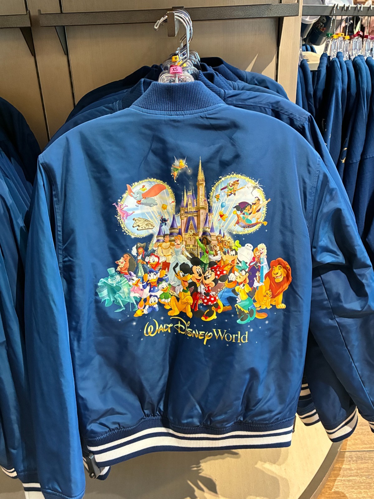 Disney Parks 2026 Storybook Mickey Castle Collection WDW Bomber Jacket NWT