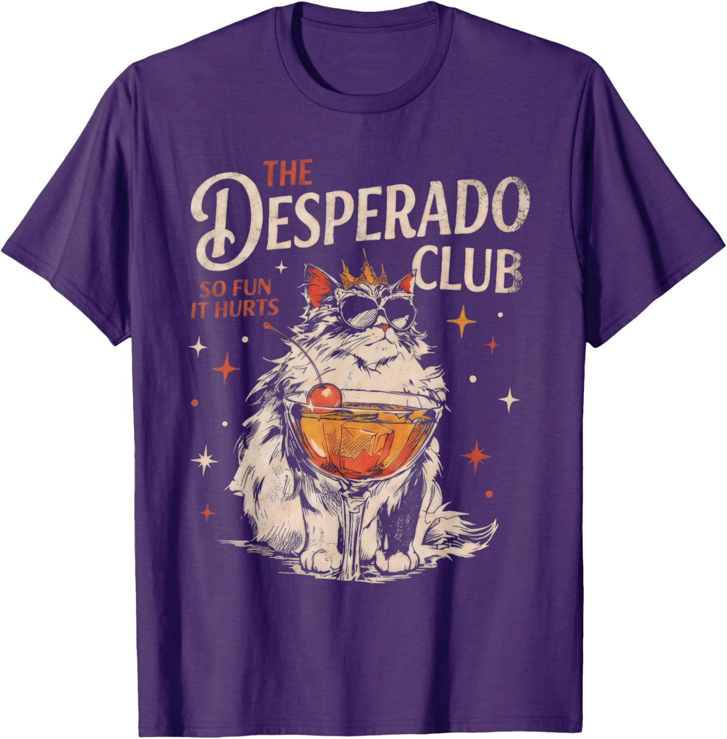 Desperado Club Mama Needs a Night Off Funny Cat T-Shirt