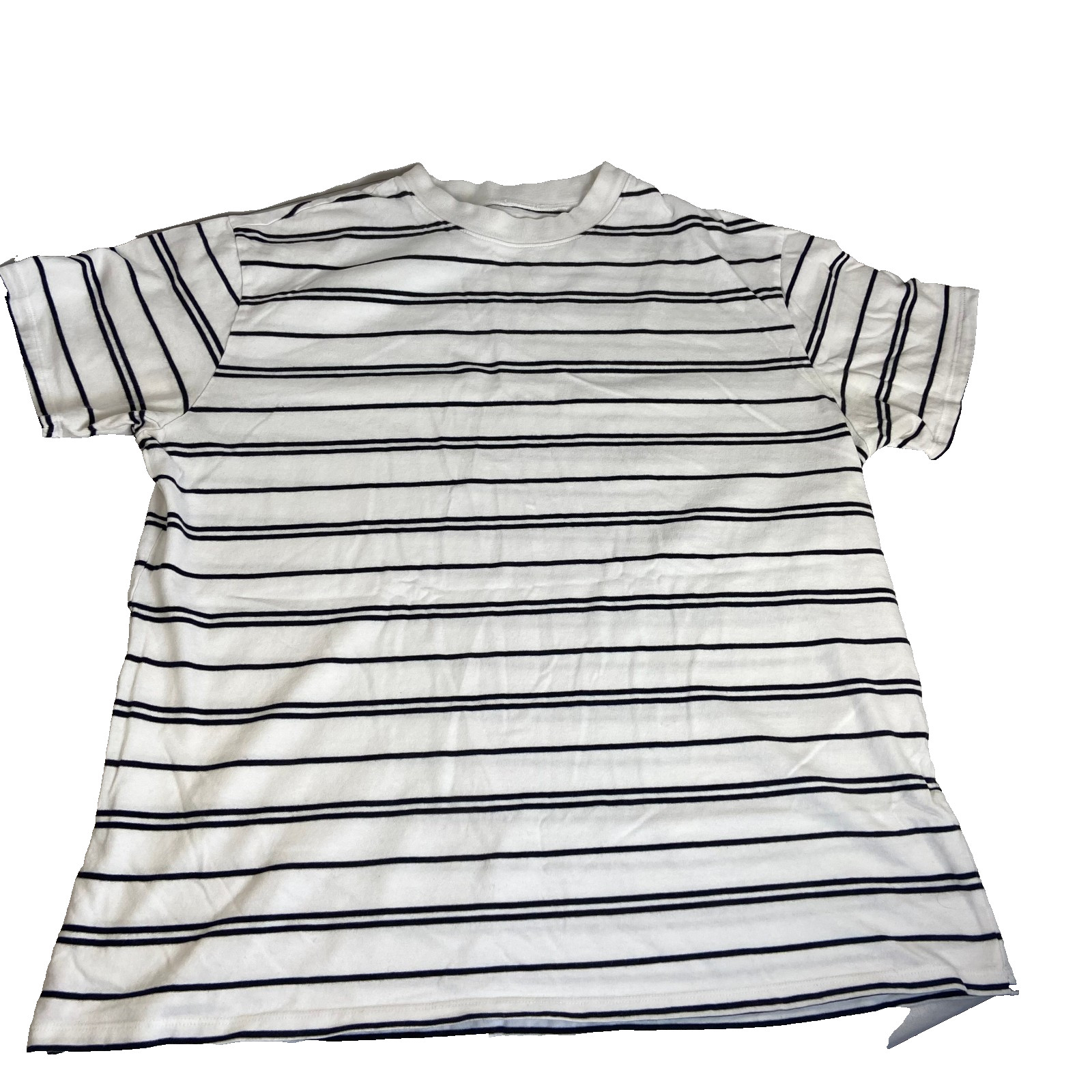 Abercrombie & Fitch striped t-shirt in white and Black Women Size M
