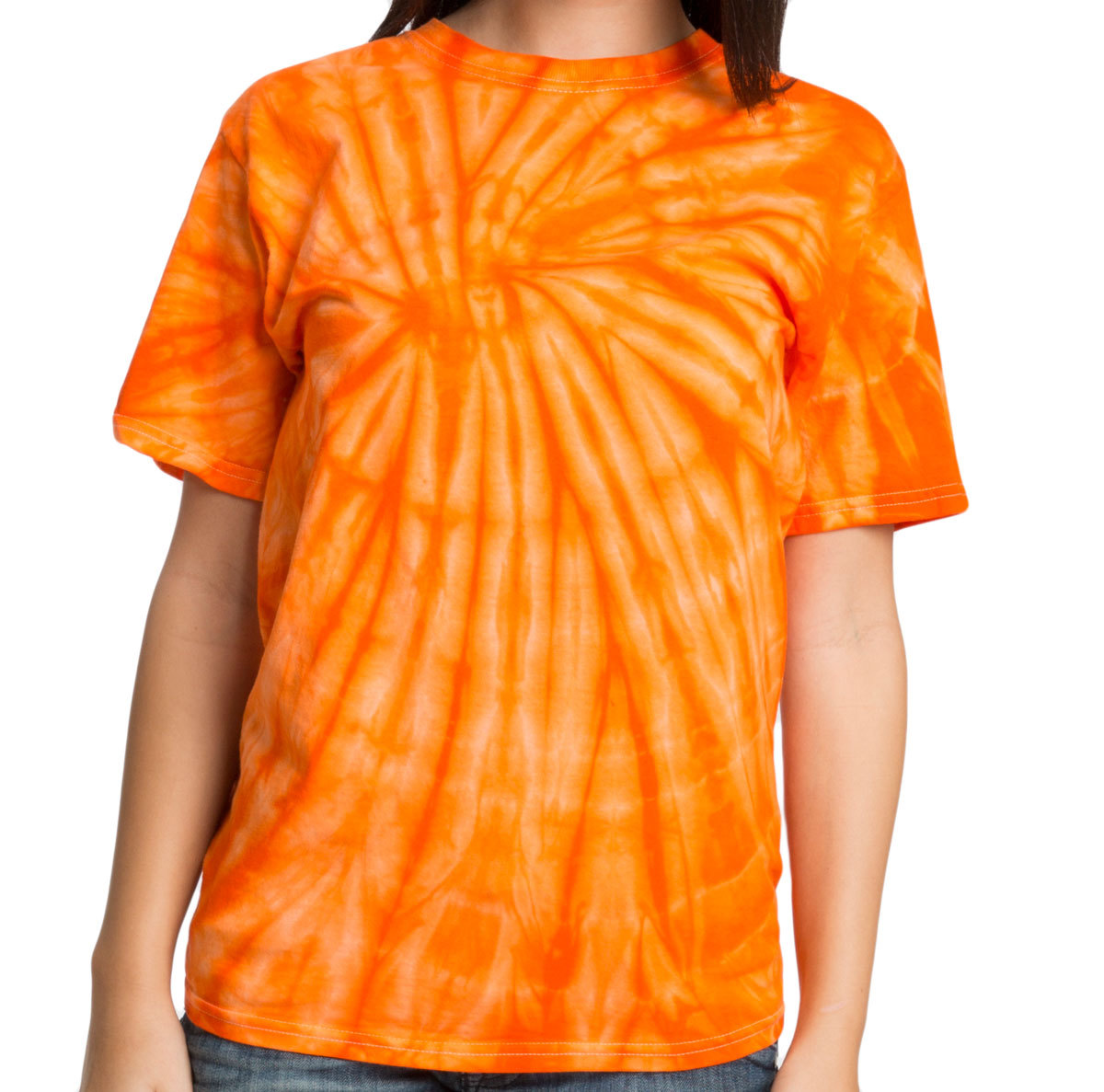 Tie Dye T-Shirts Plain Colors Kids and Adult Colortone 100% Cotton