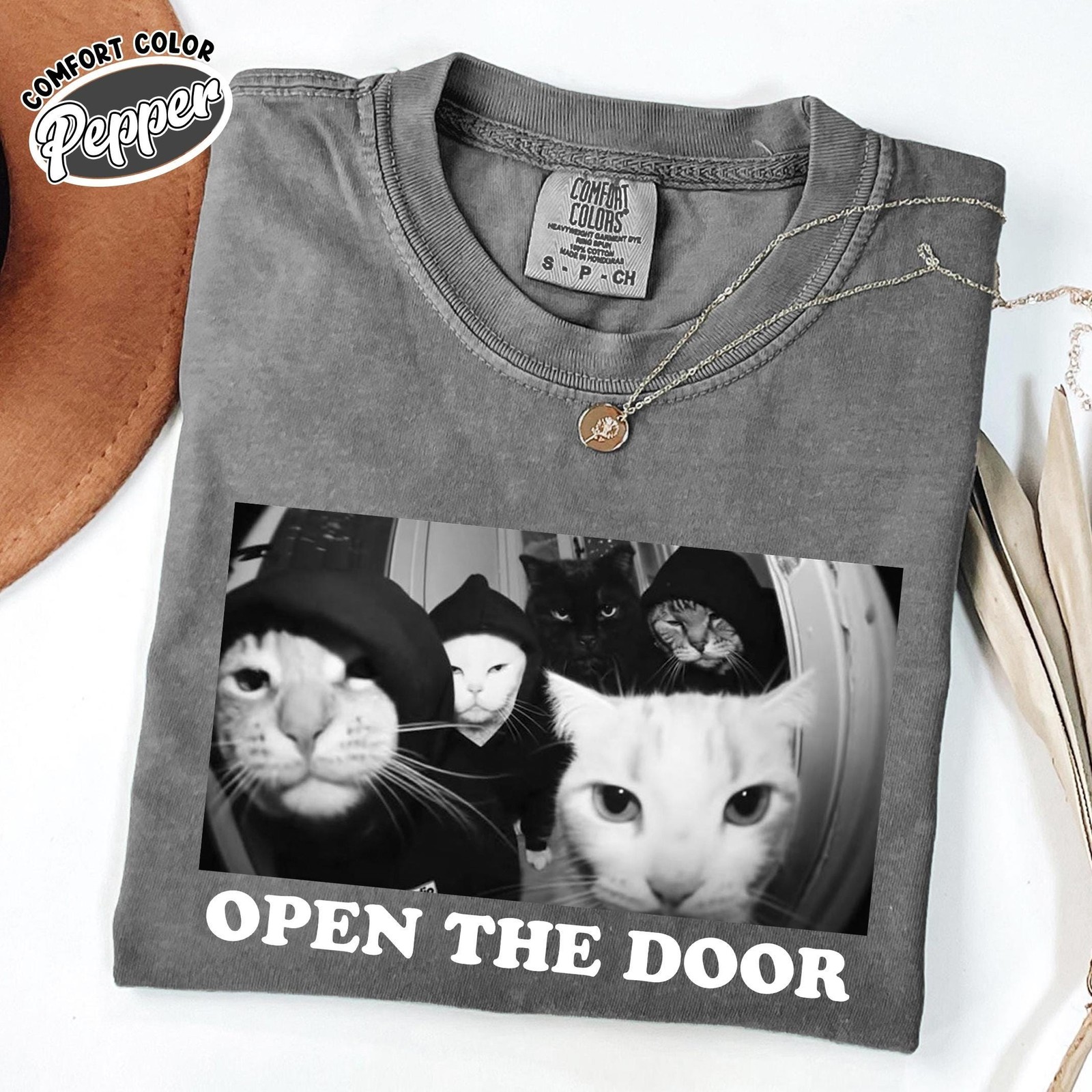 Funny Cat Gang Comfort Colors Shirt Sarcastic Cat Meme Tee