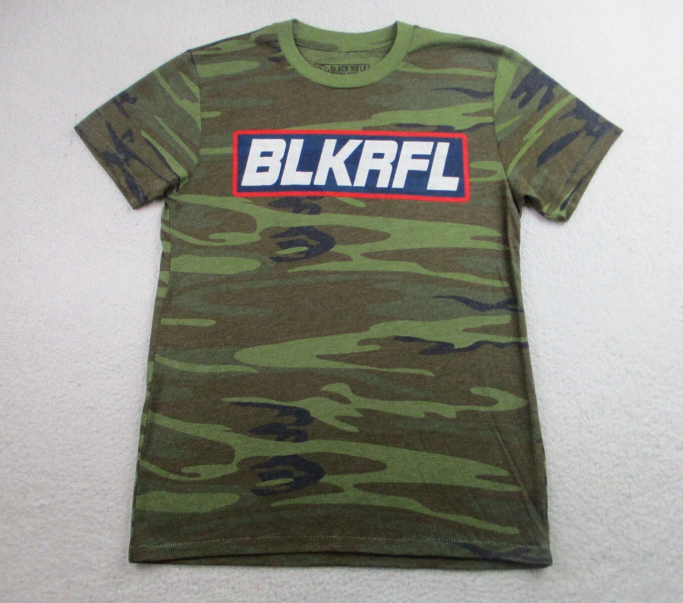 Black Rifle Coffee Company T Shirt Mens S Green Camo Short Sleeve Military USA