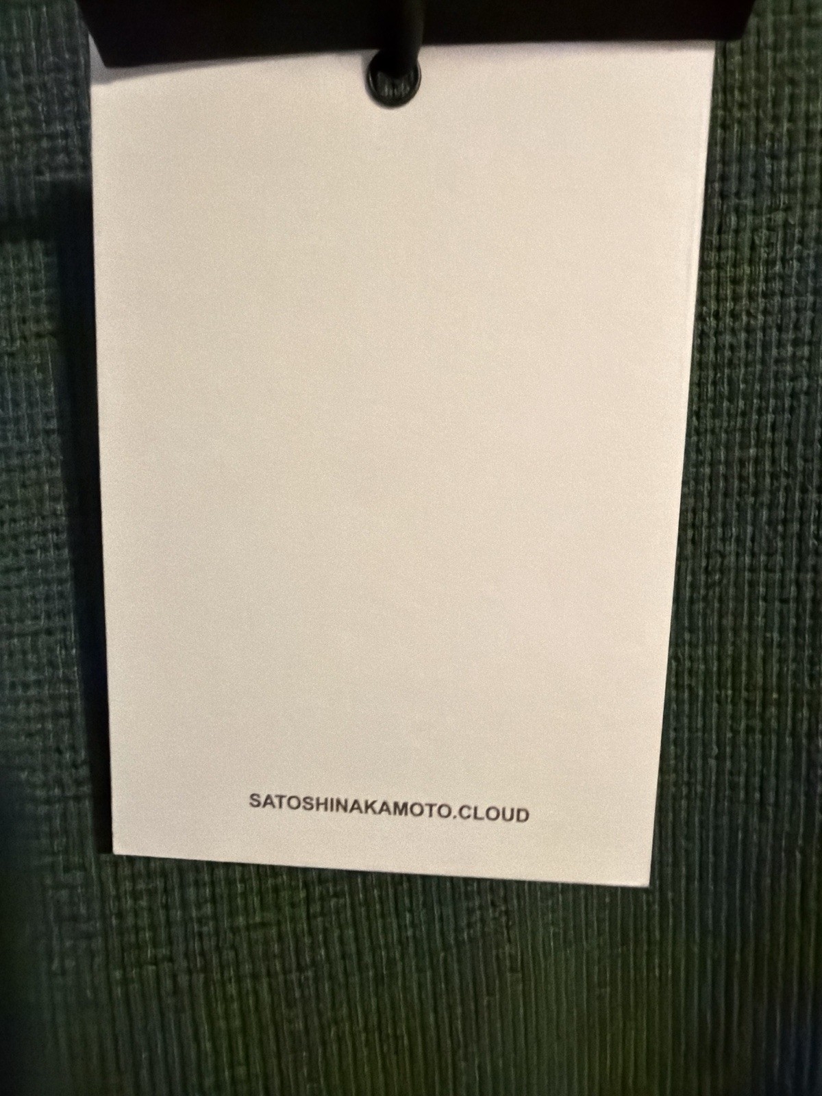 Satoshi Nakamoto Logo Thermal With studs Green Size XXL