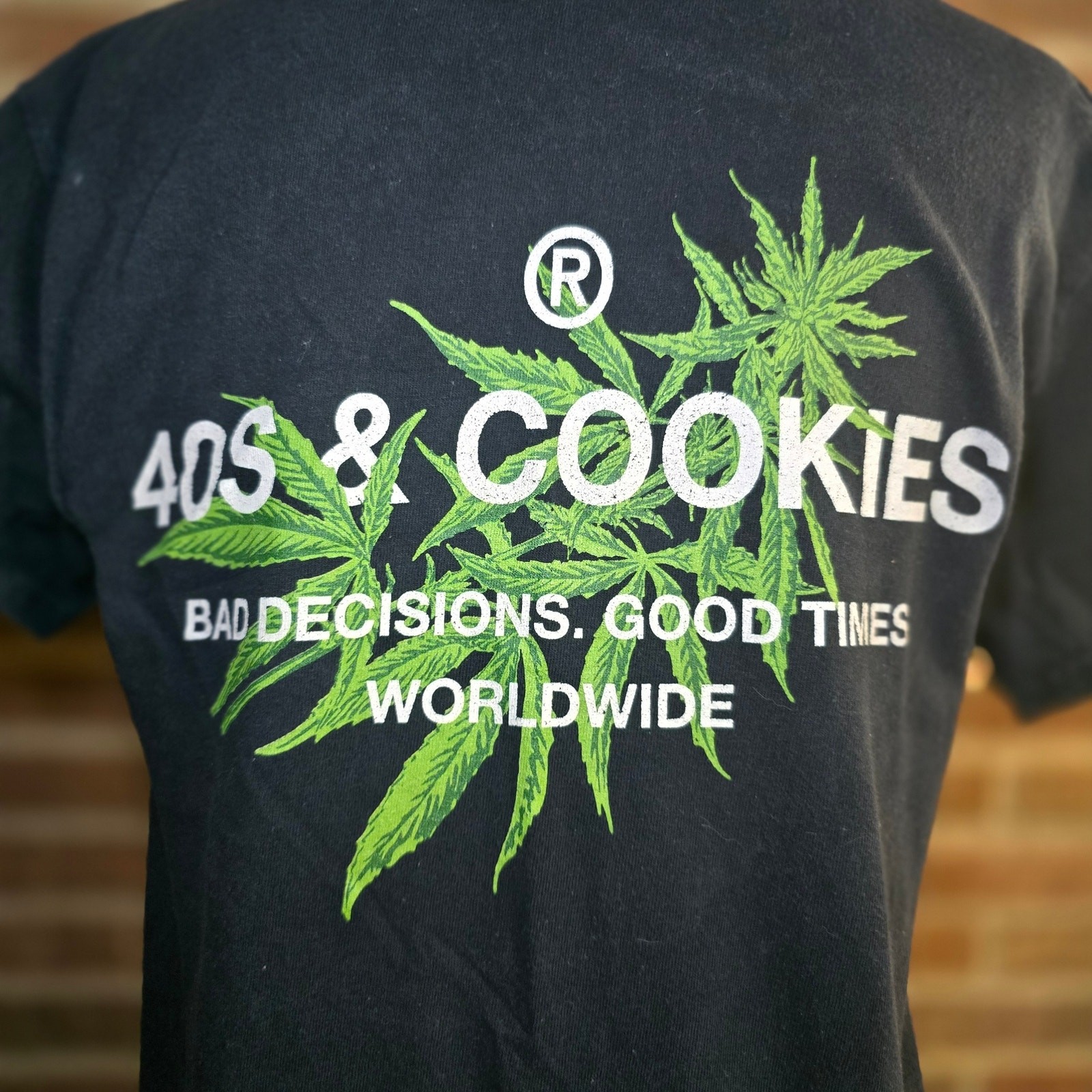 40s & Shorties x Cookies General Black Graphic T-Shirt